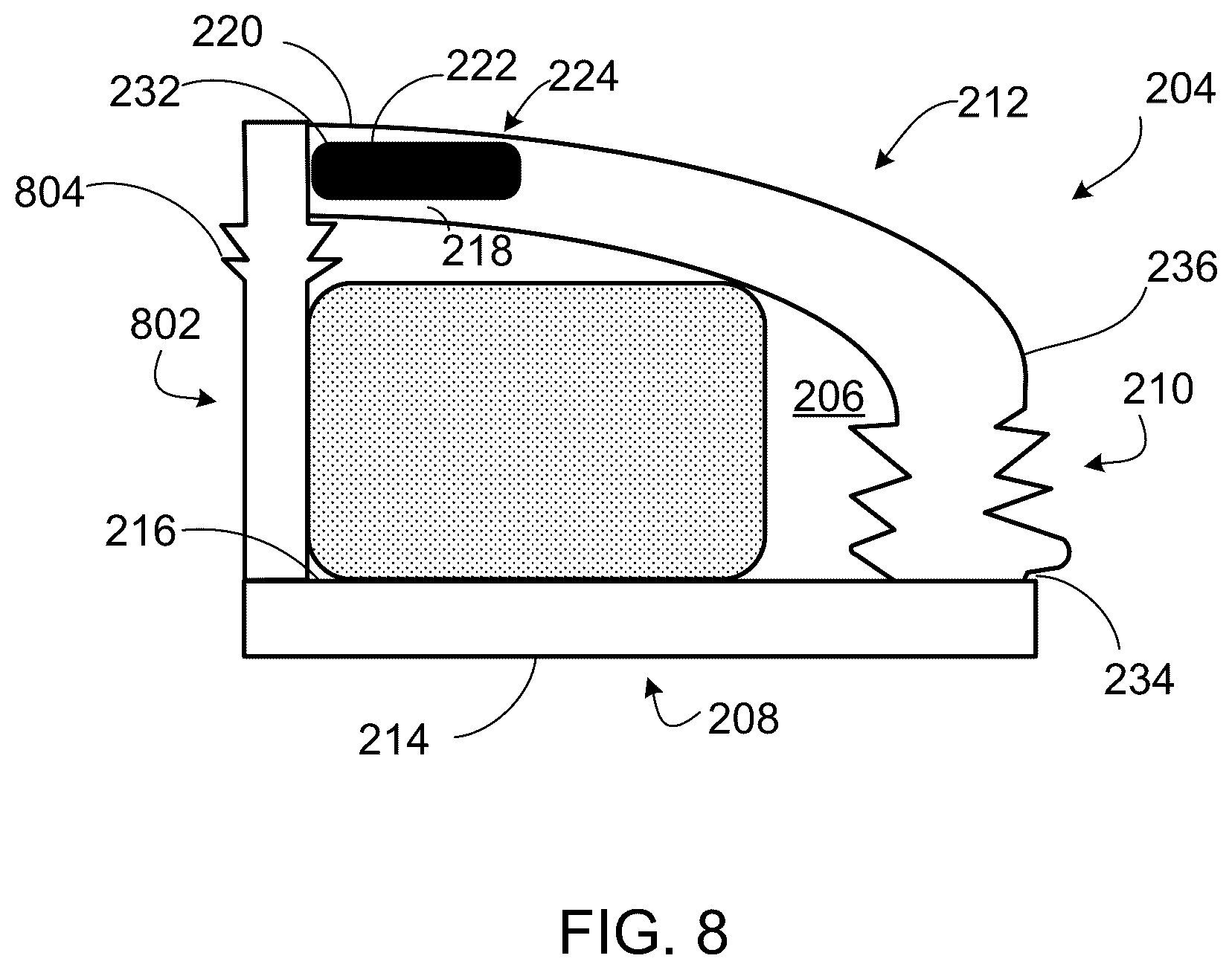 Patent US12426724 Figure 6 – Soft close device for doors