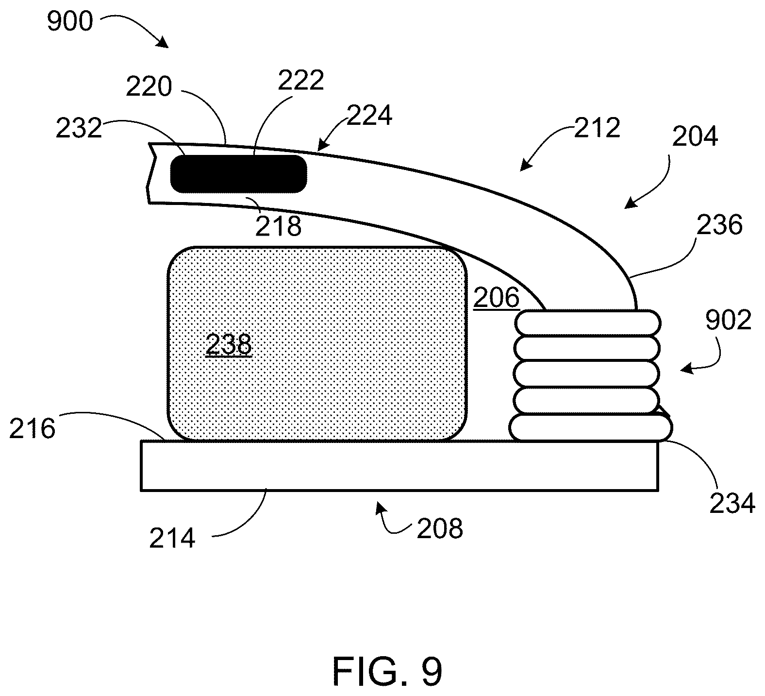 Patent US12426724 Figure 7 – Soft close device for doors