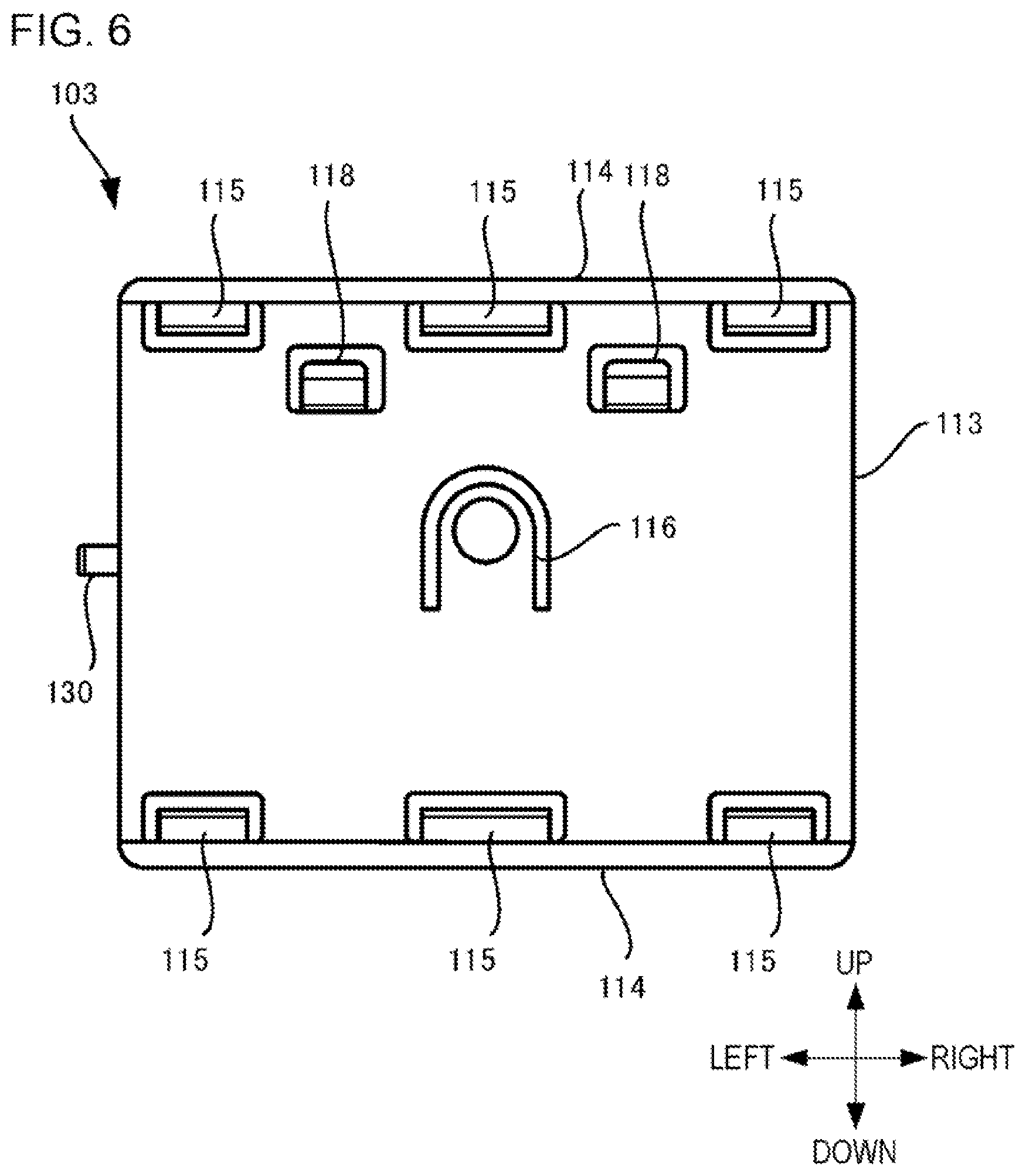Patent US12426725 Figure 6 – Shelf tag attachment apparatus
