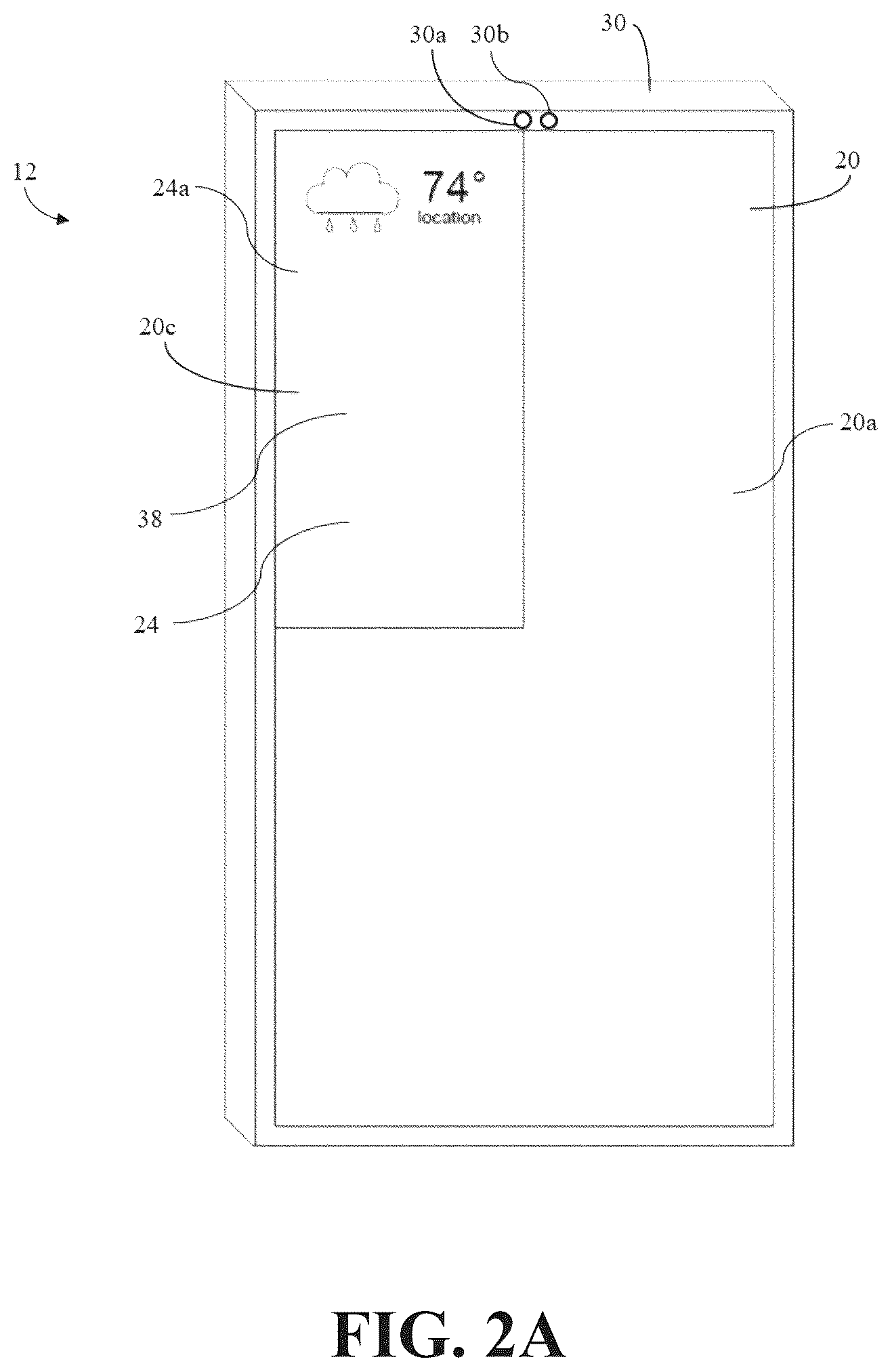 Patent US12426728 Figure 2 – Smart mirror systems and methods for generating and displaying clothing recommendations