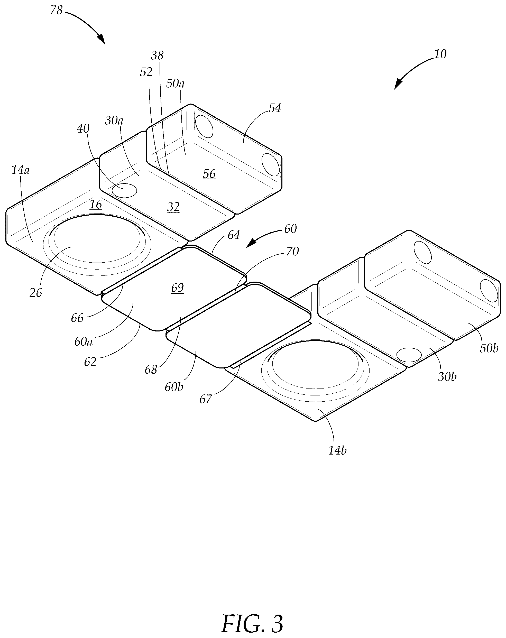 Patent US12426732 Figure 3 – Reconfigurable neck pillow apparatus
