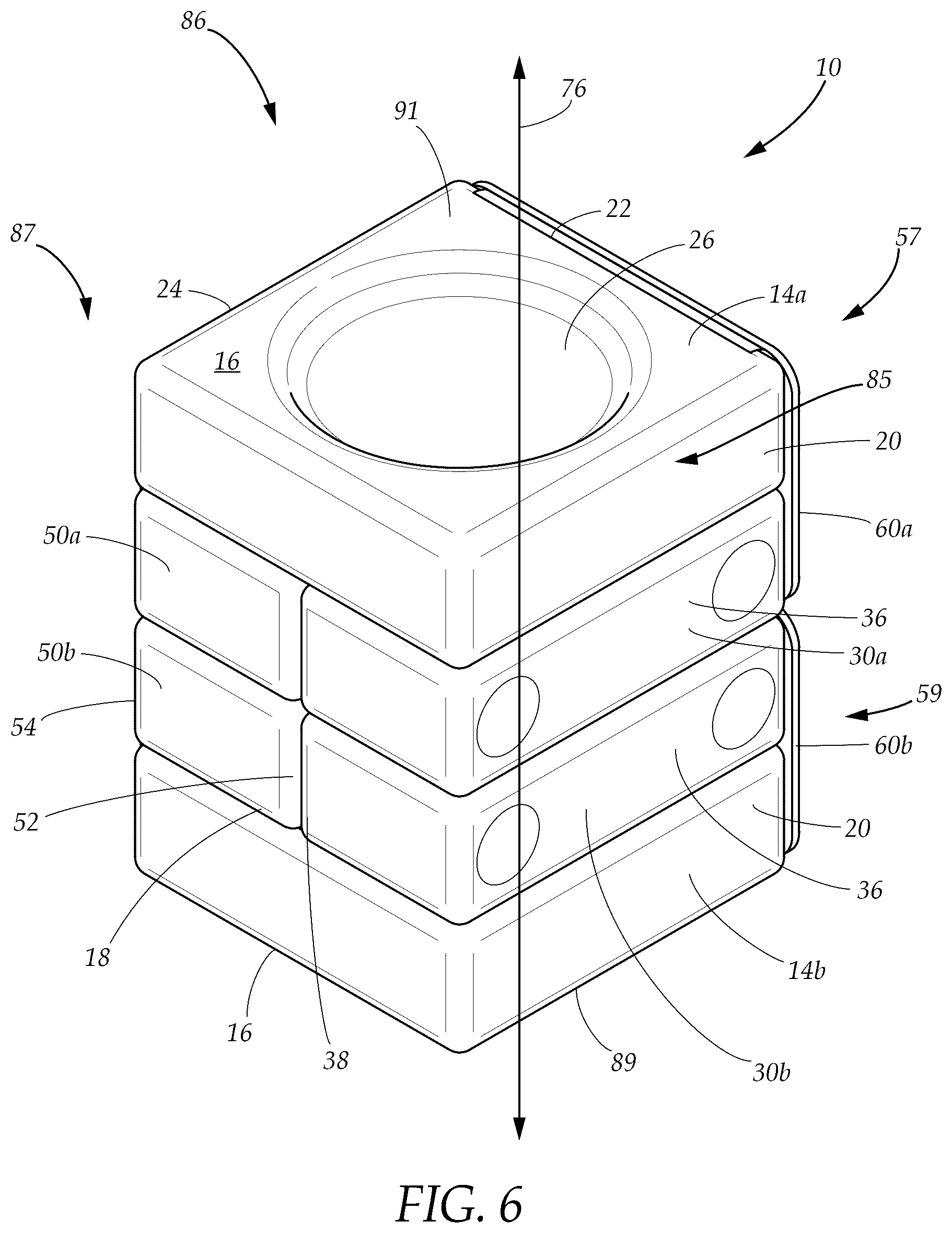 Patent US12426732 Figure 5 – Reconfigurable neck pillow apparatus
