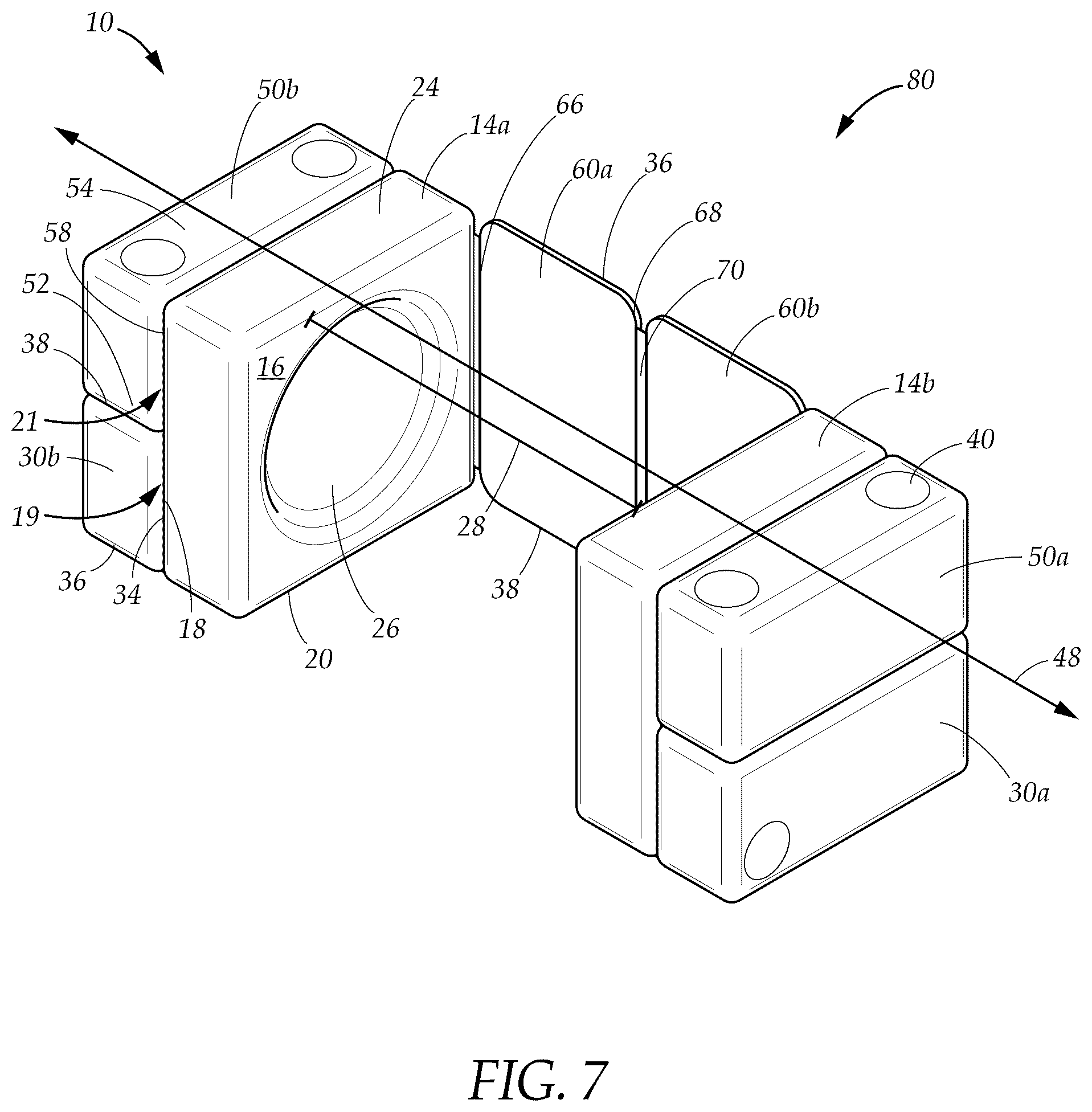 Patent US12426732 Figure 6 – Reconfigurable neck pillow apparatus