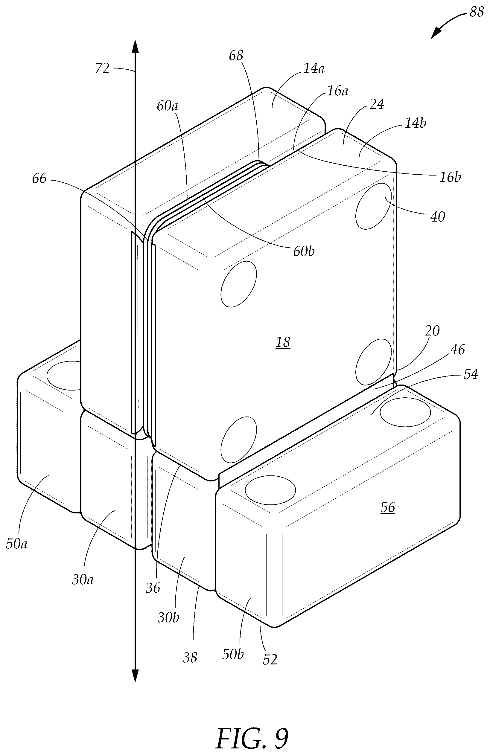 Patent US12426732 Figure 8 – Reconfigurable neck pillow apparatus