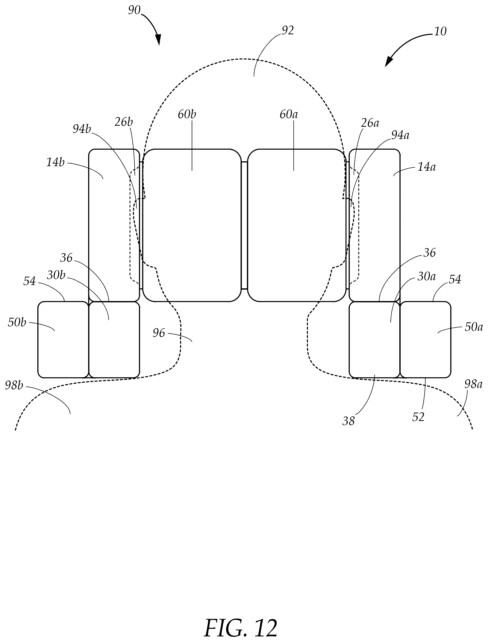 Patent US12426732 Figure 11 – Reconfigurable neck pillow apparatus