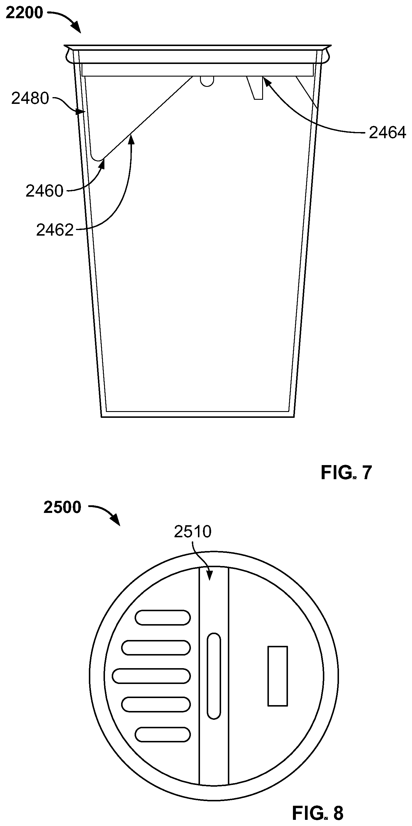 Patent US12426733 Figure 6 – Drinking cup with ice retainer