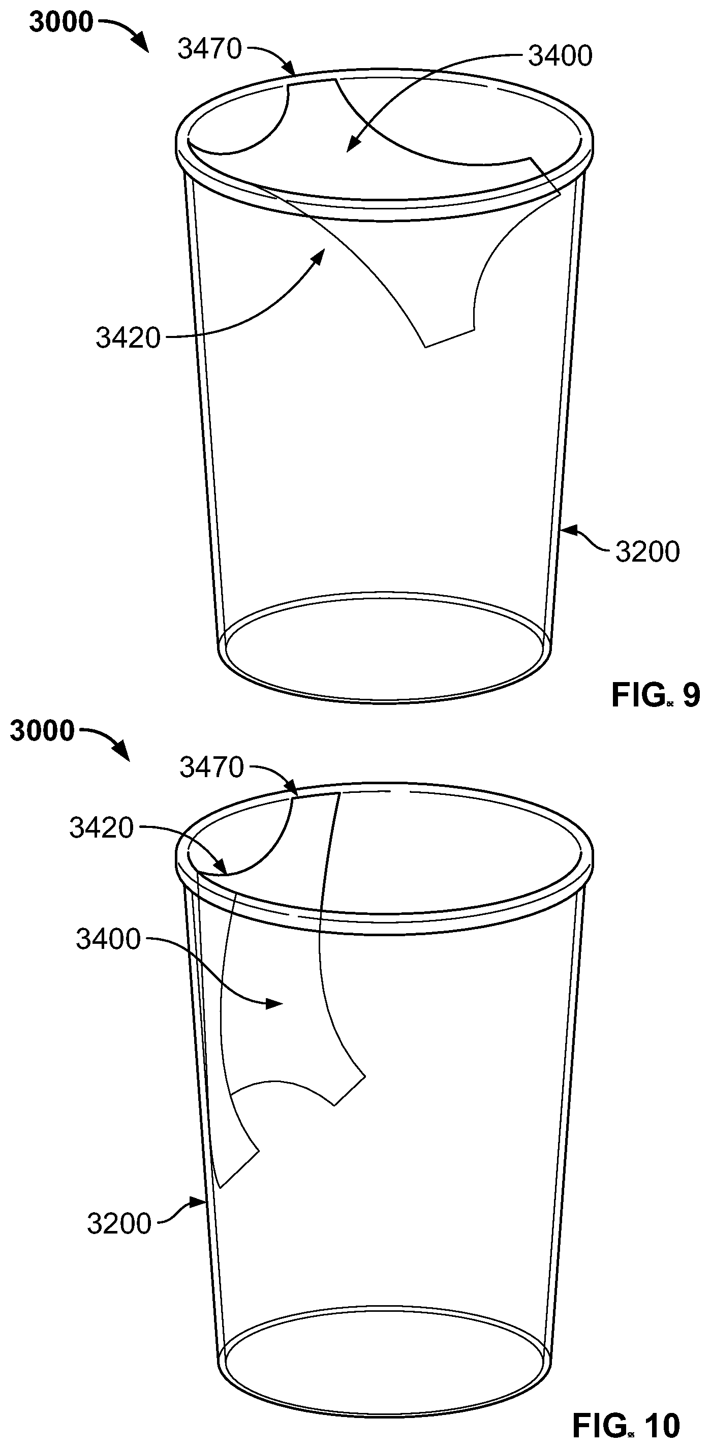Patent US12426733 Figure 7 – Drinking cup with ice retainer