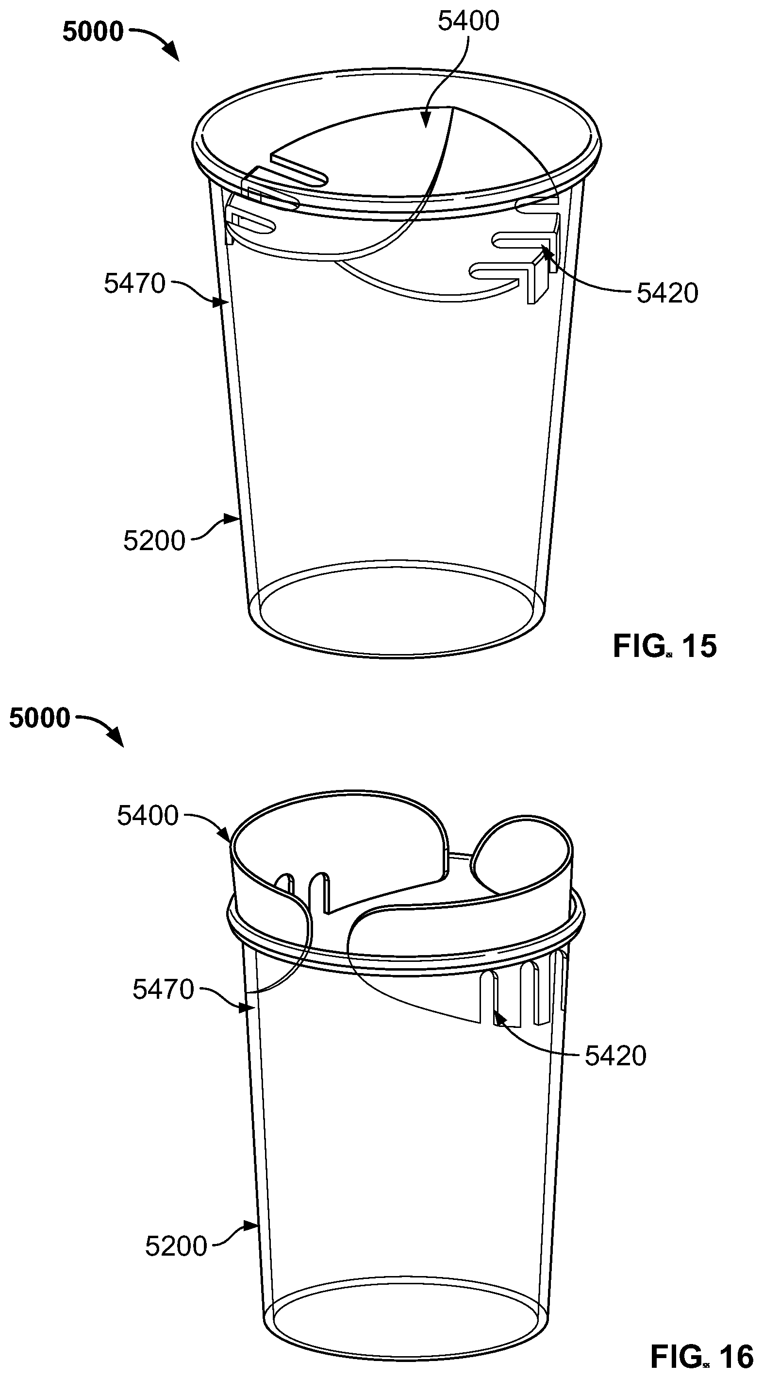 Patent US12426733 Figure 10 – Drinking cup with ice retainer