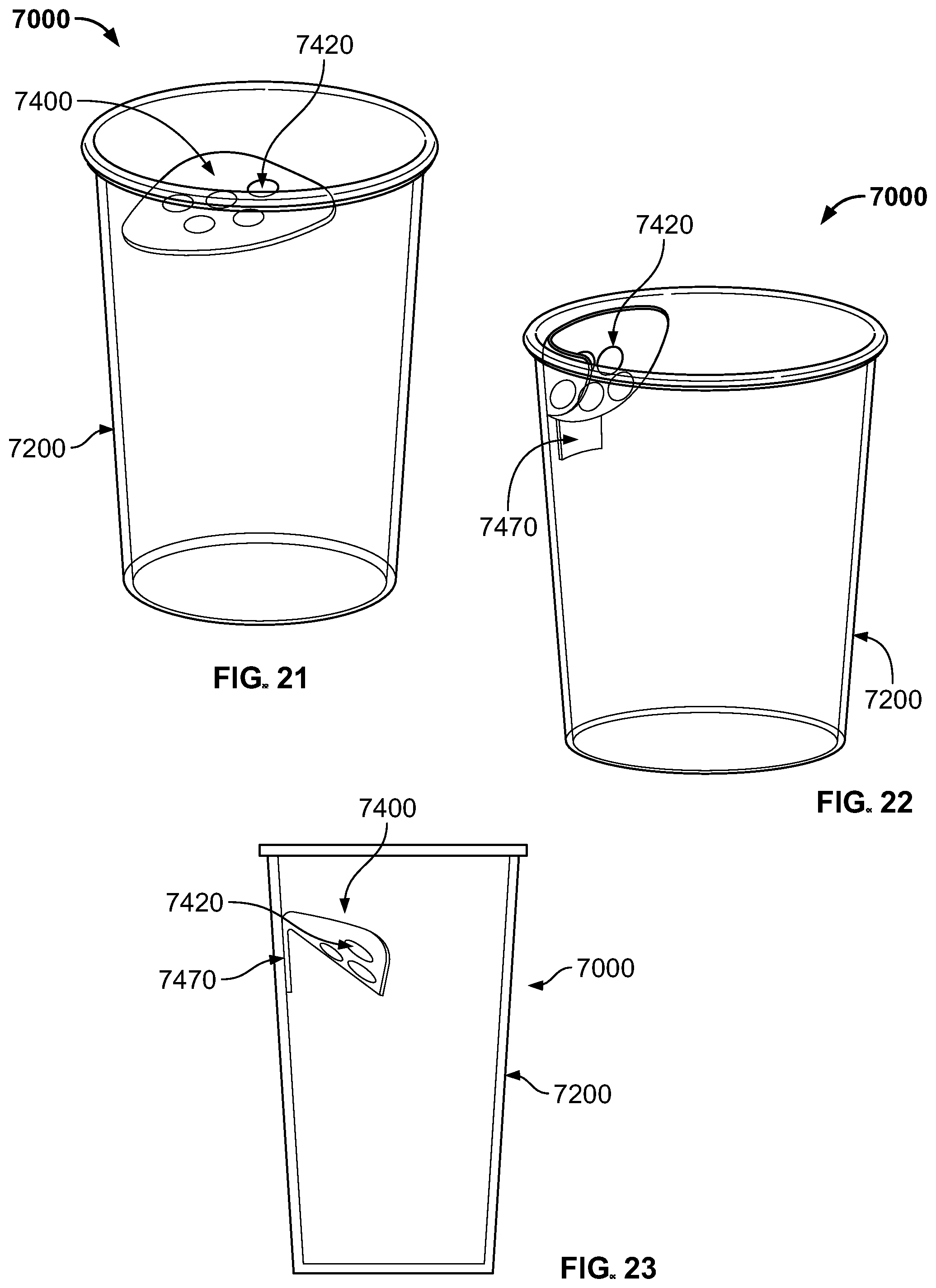 Patent US12426733 Figure 13 – Drinking cup with ice retainer
