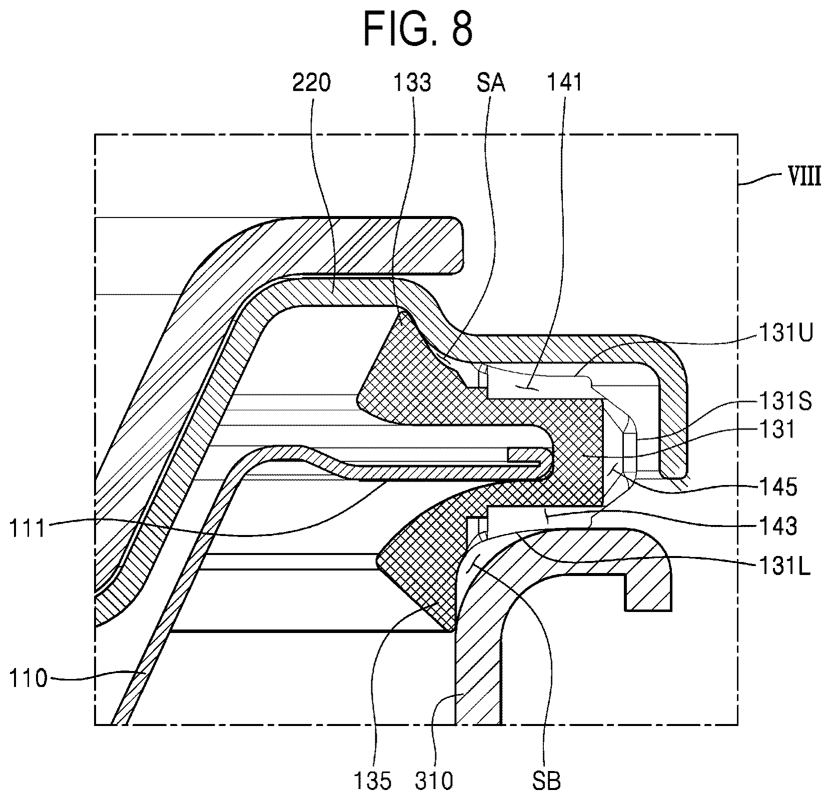 Patent US12426738 Figure 8 – Cover assembly for cooking apparatus