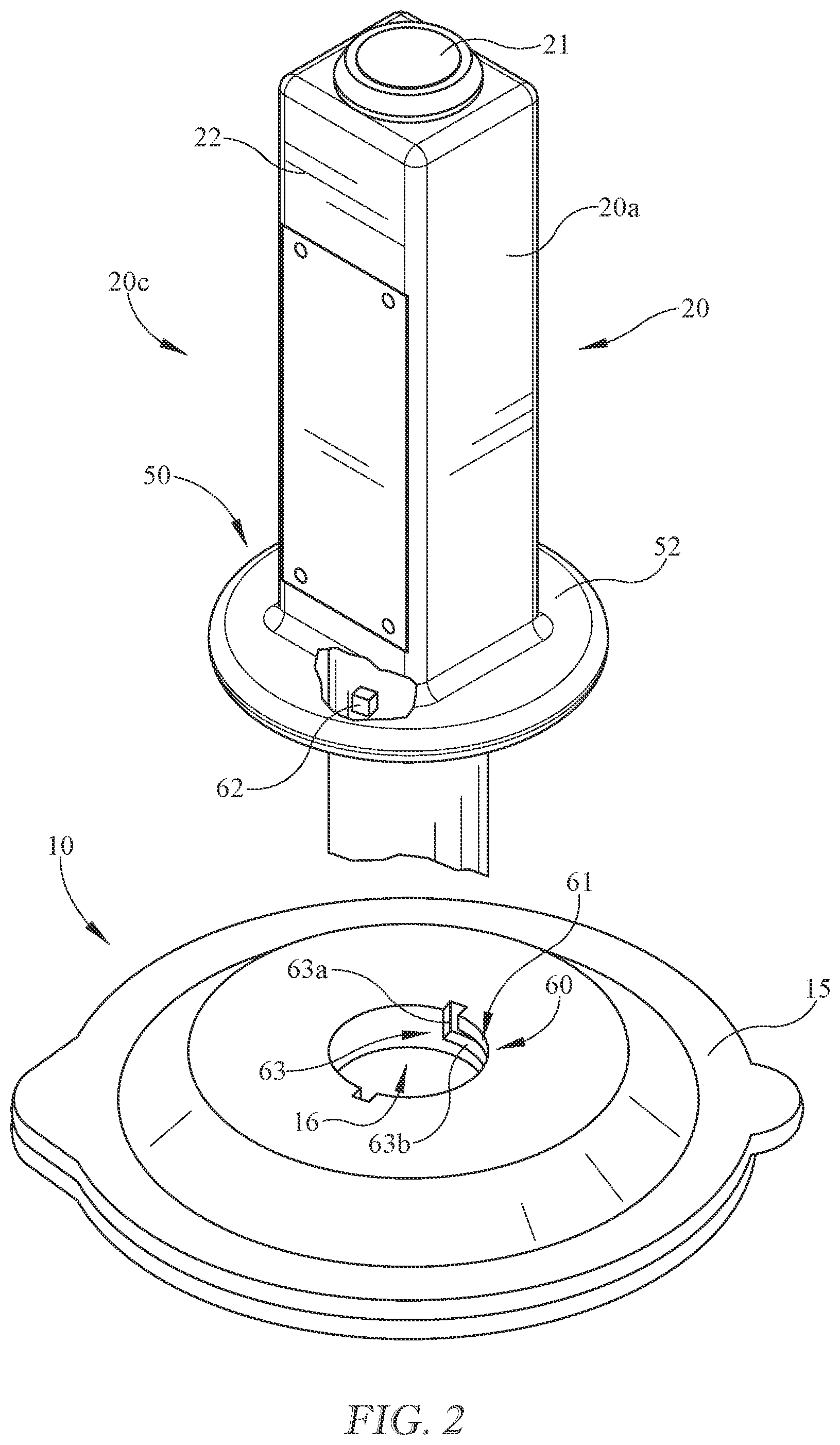 Patent US12426741 Figure 2 – Method and apparatus for a tamper
