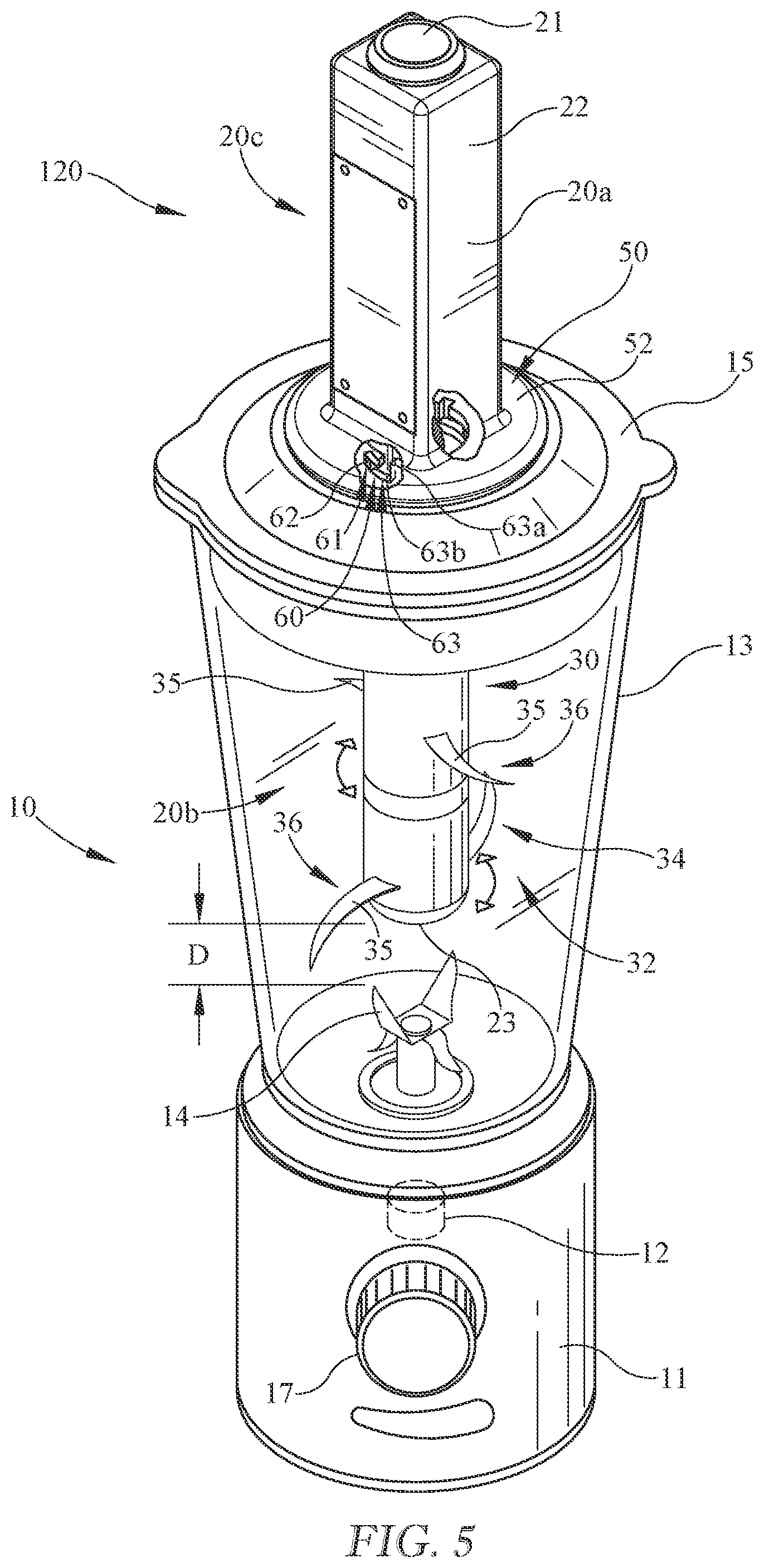 Patent US12426741 Figure 5 – Method and apparatus for a tamper