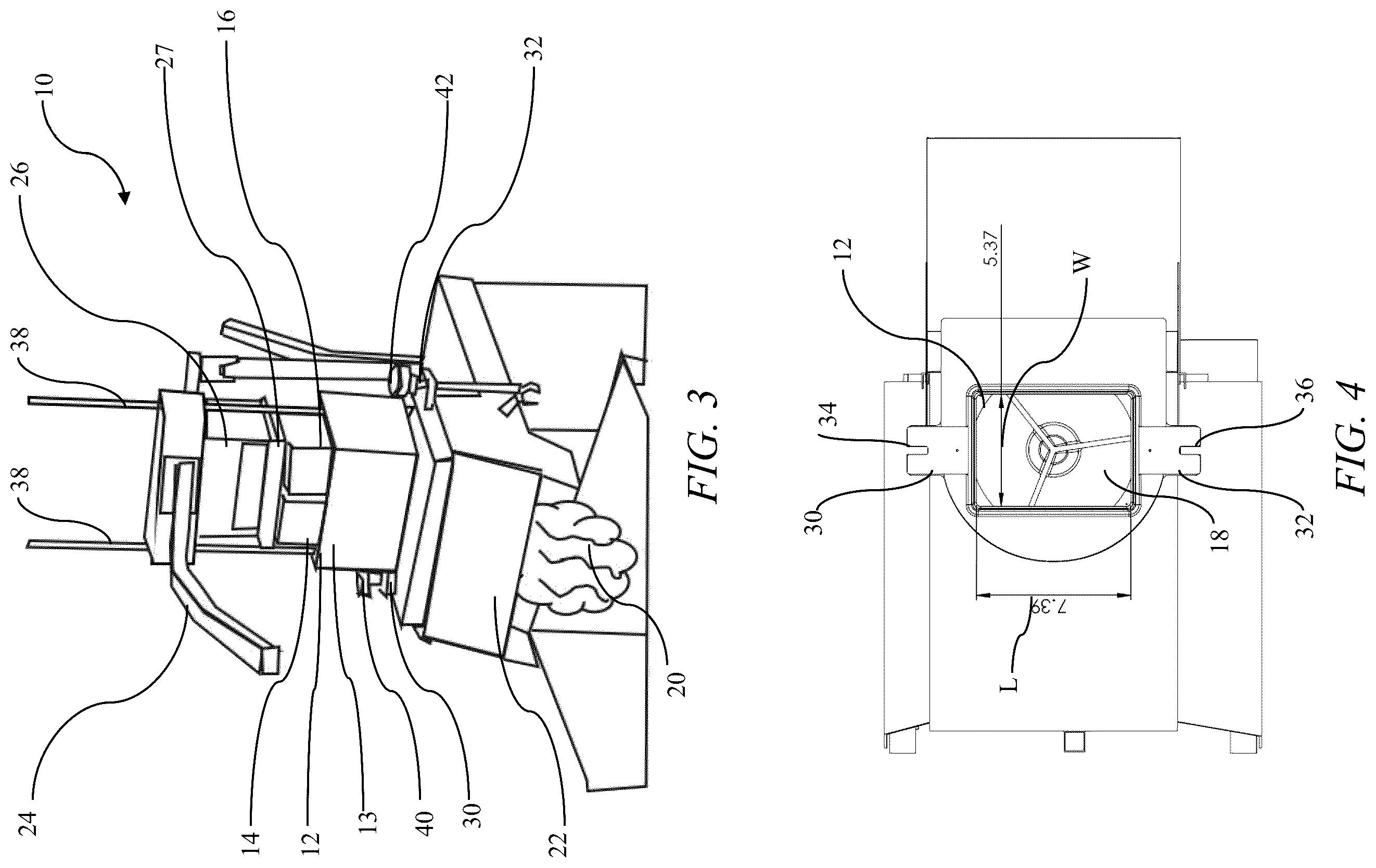 Patent US12426743 Figure 2 – Cheese grater hoppers, apparatuses and methods of using the same