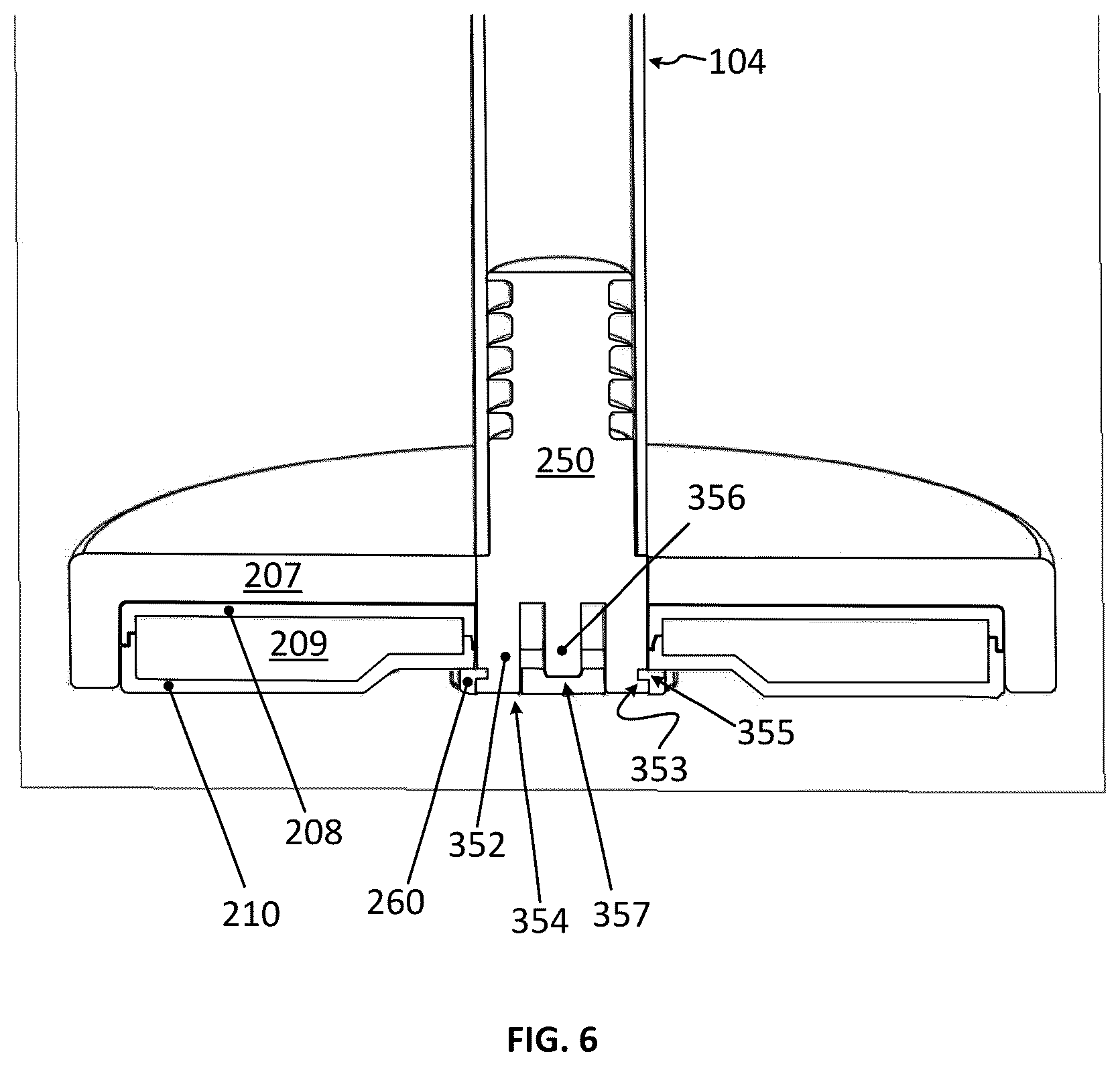 Patent US12426746 Figure 5 – Paper towel holder