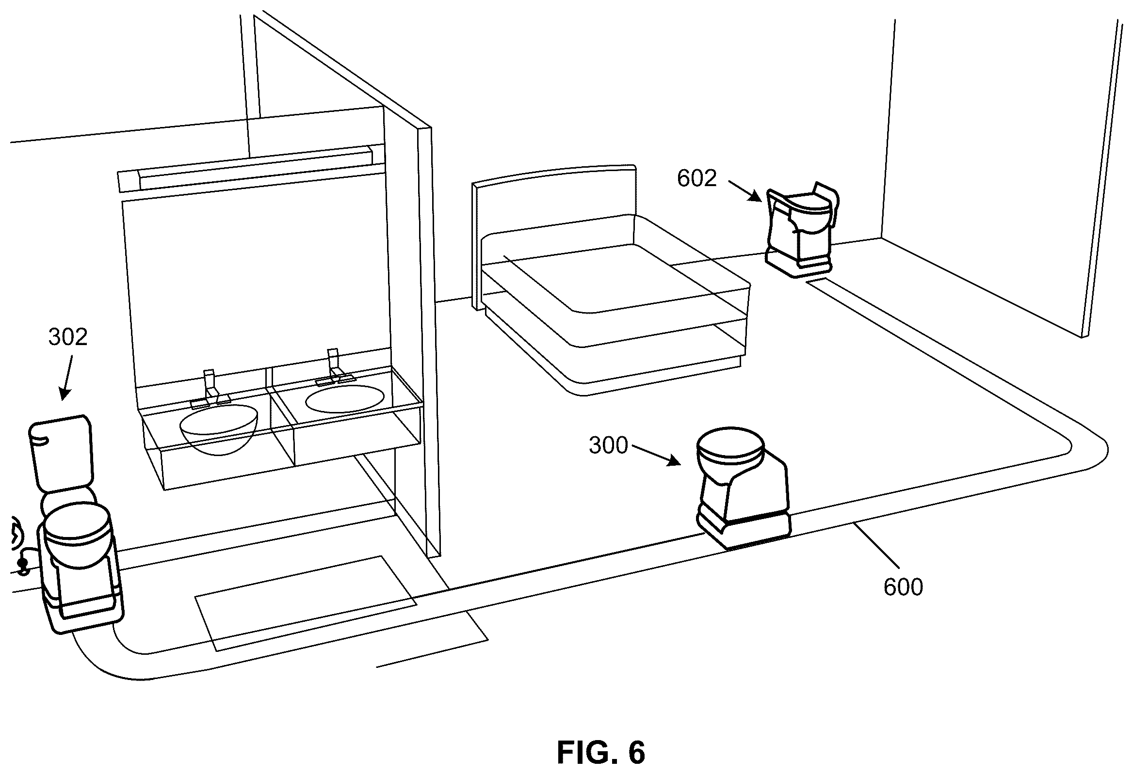 Patent US12426747 Figure 5 – Autonomous waste collection