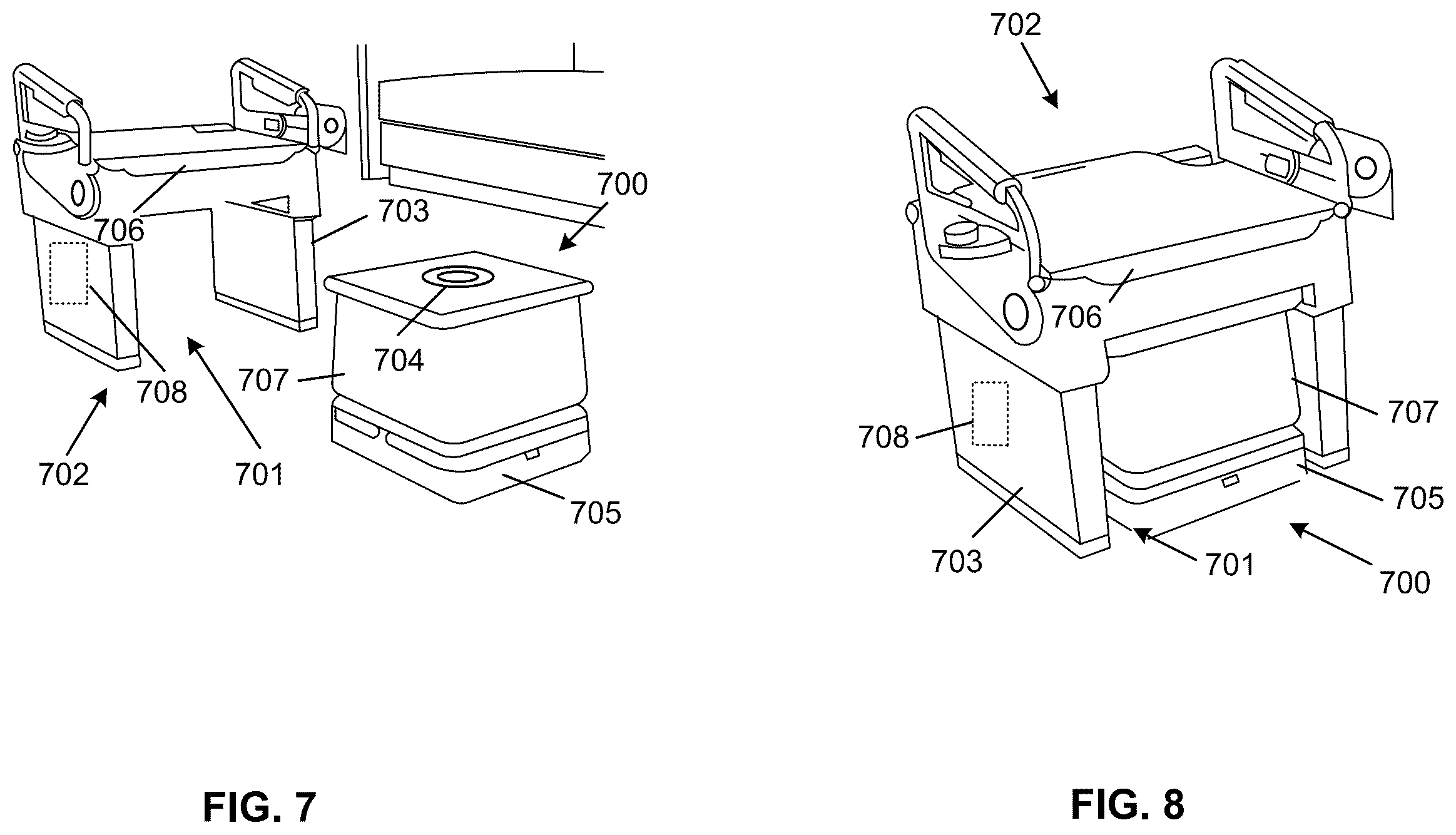 Patent US12426747 Figure 6 – Autonomous waste collection