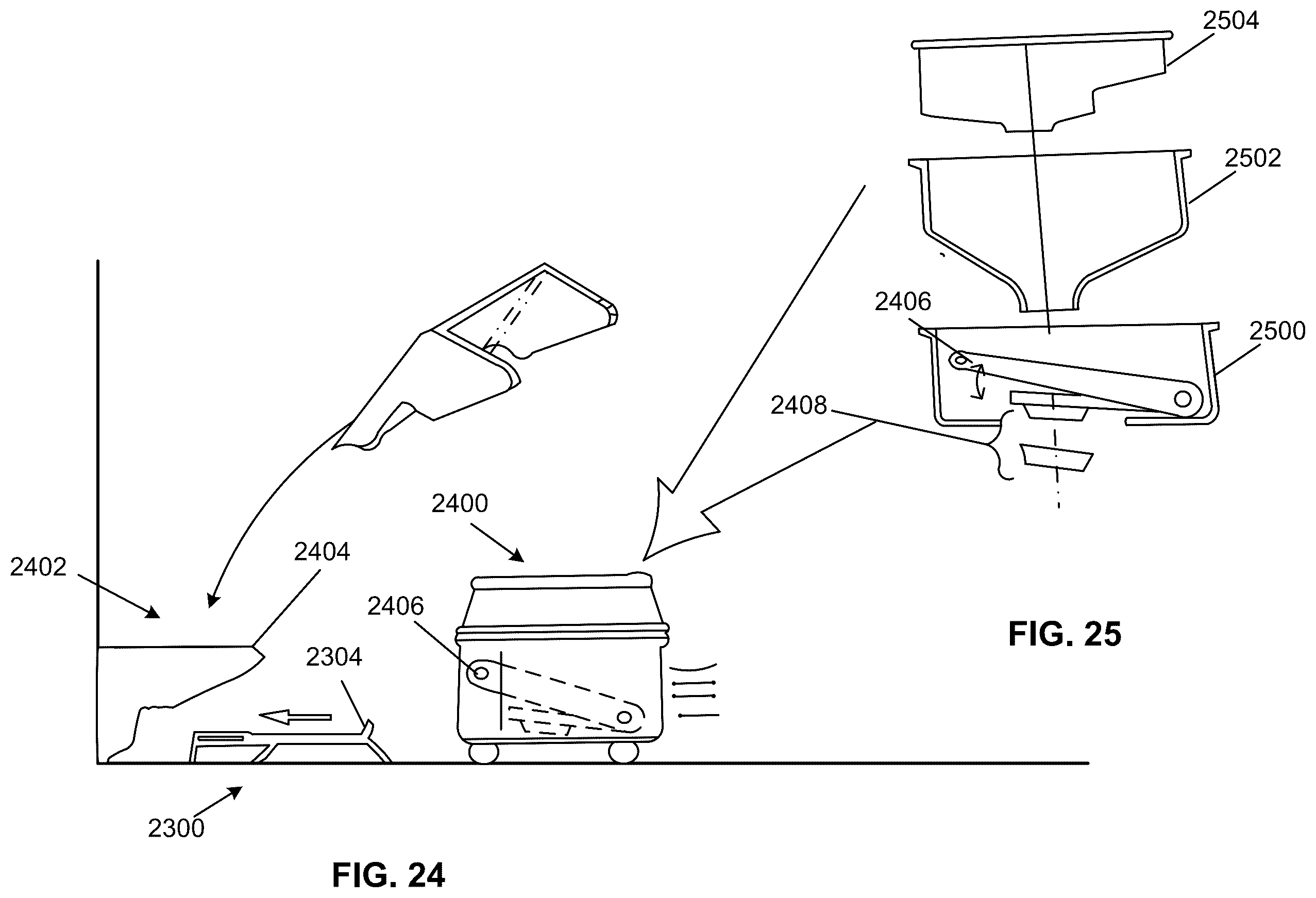 Patent US12426747 Figure 16 – Autonomous waste collection