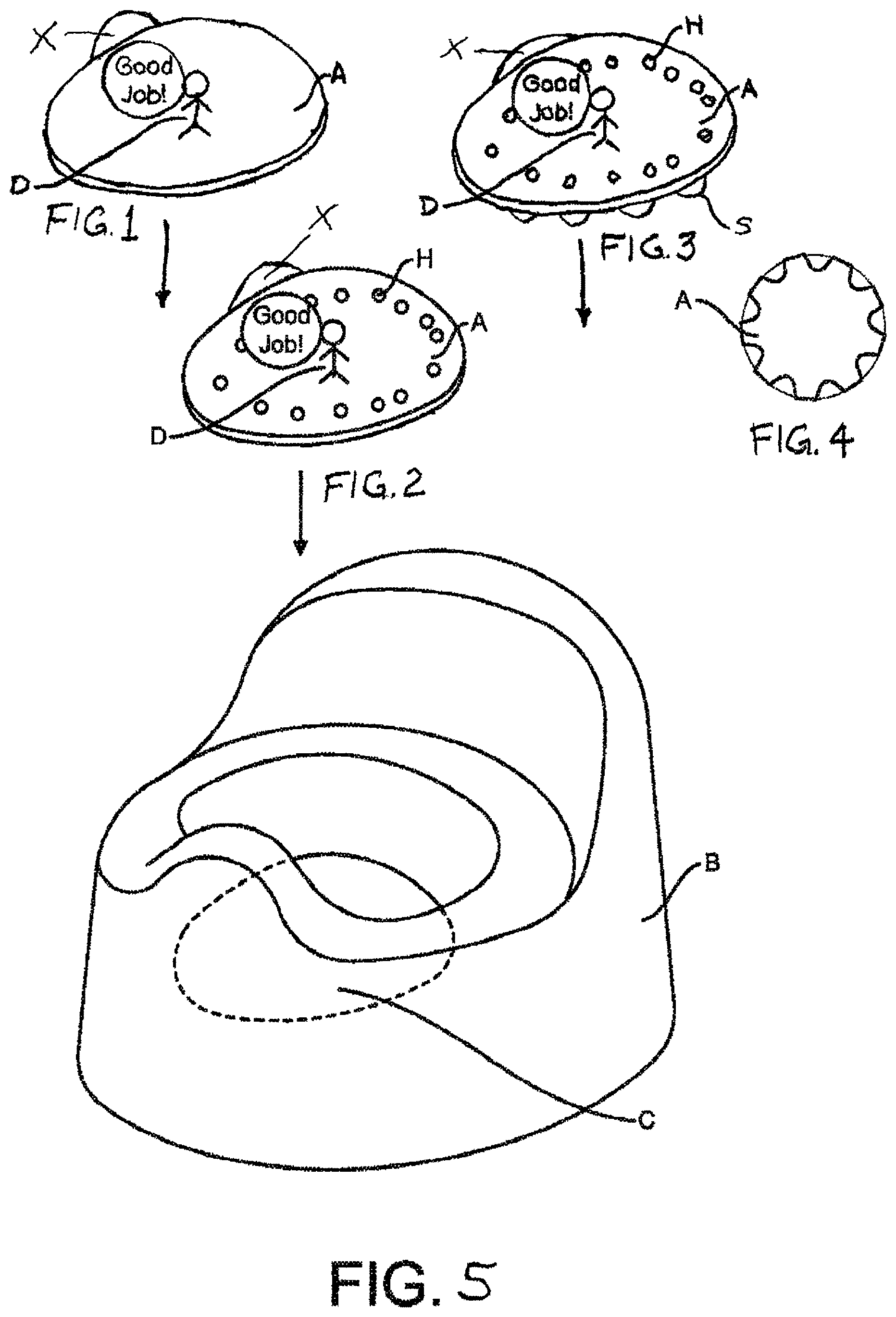 Patent US12426749 Figure 1 – Potty training sticker
