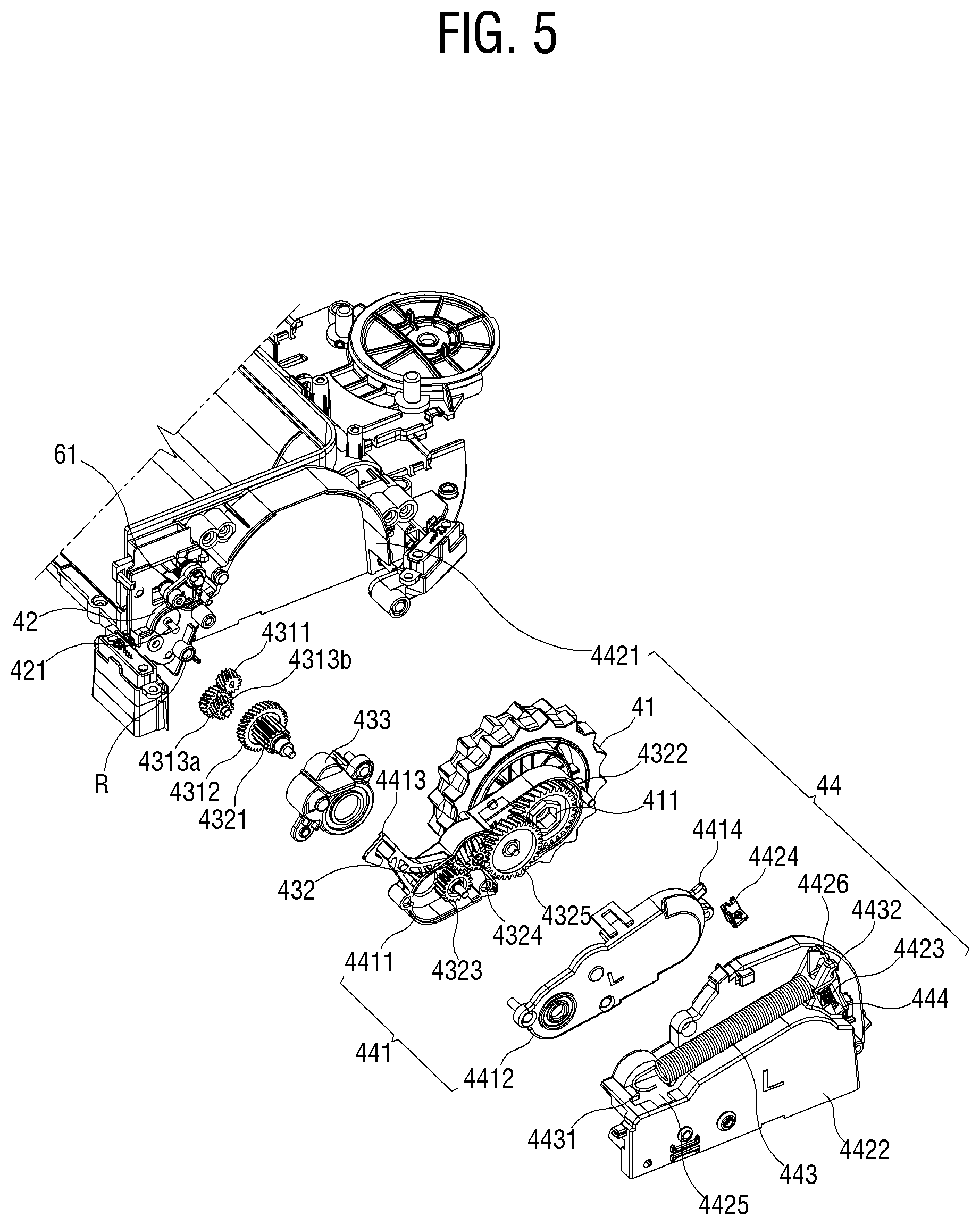 Patent US12426751 Figure 5 – Robot cleaner