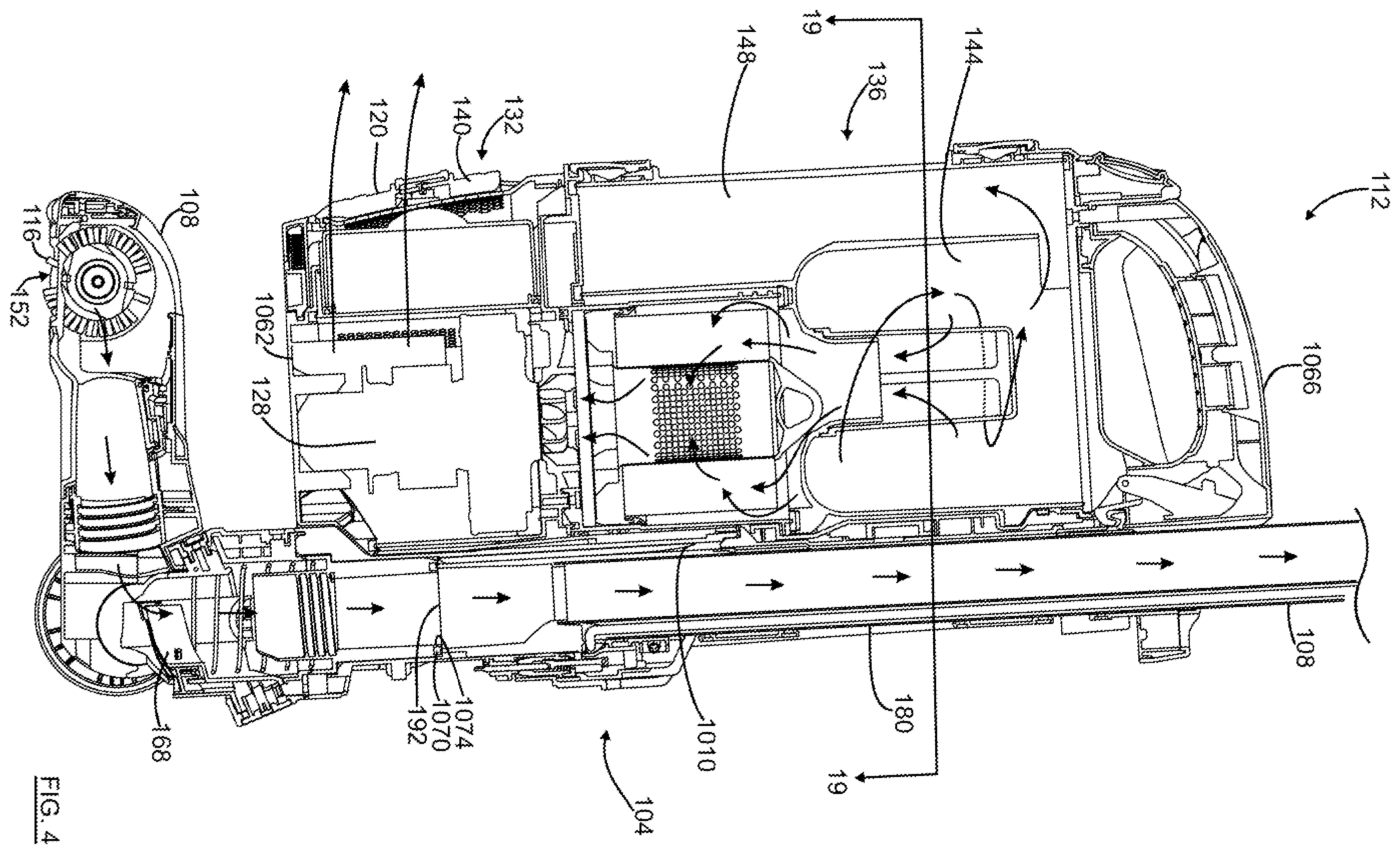 Patent US12426752 Figure 5 – Surface cleaning apparatus