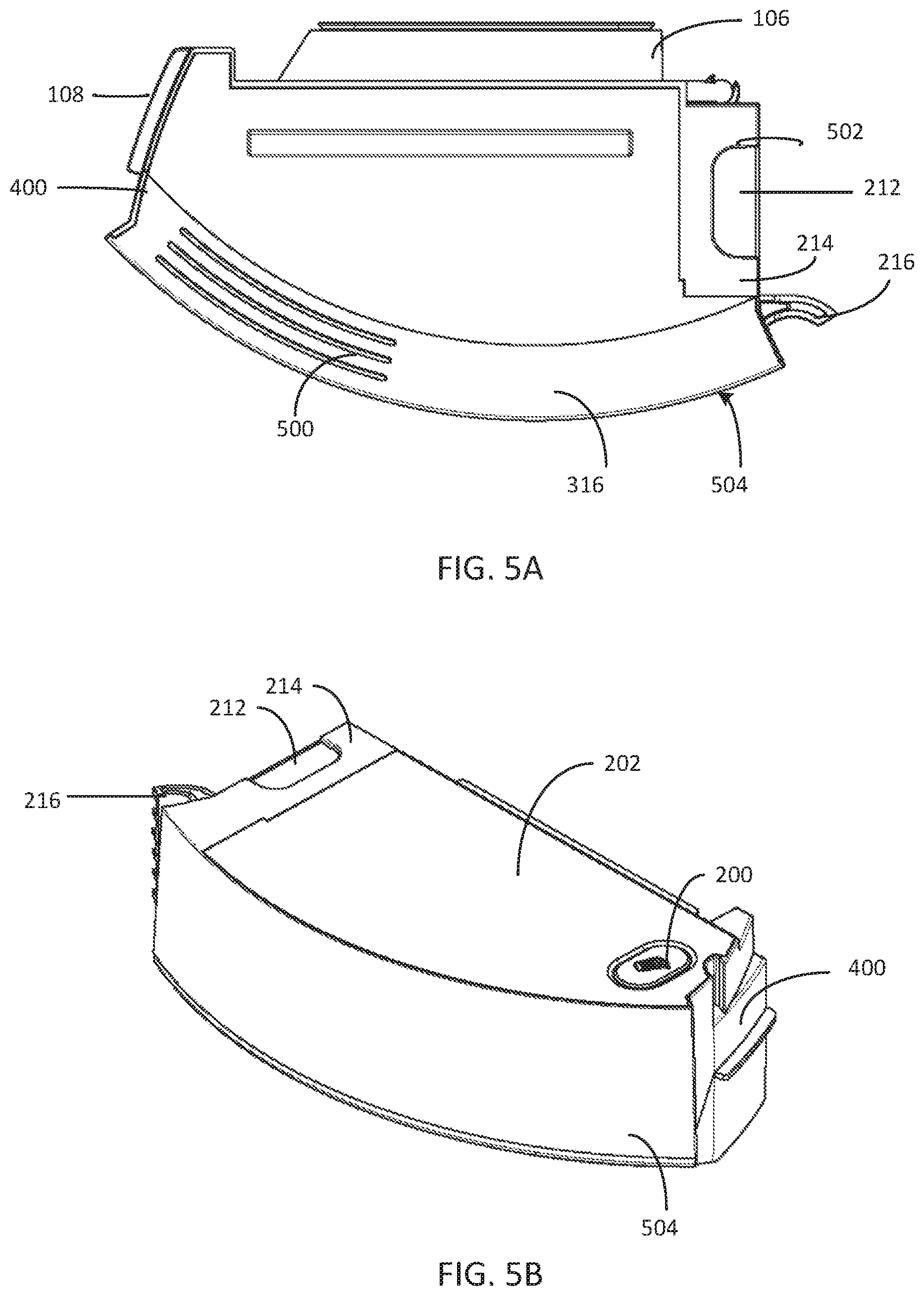 Patent US12426753 Figure 5 – Washable bin for a robot vacuum cleaner