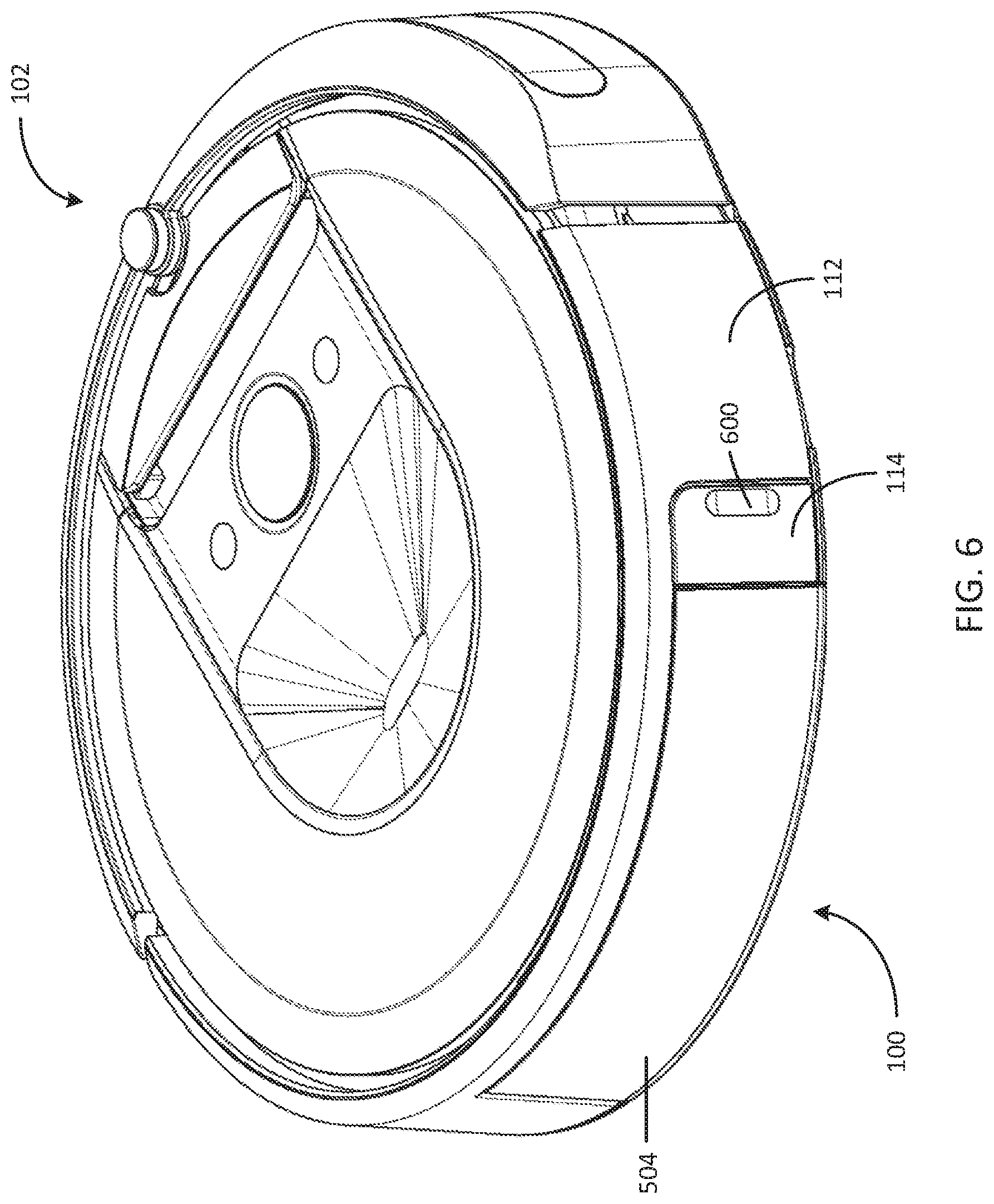 Patent US12426753 Figure 6 – Washable bin for a robot vacuum cleaner
