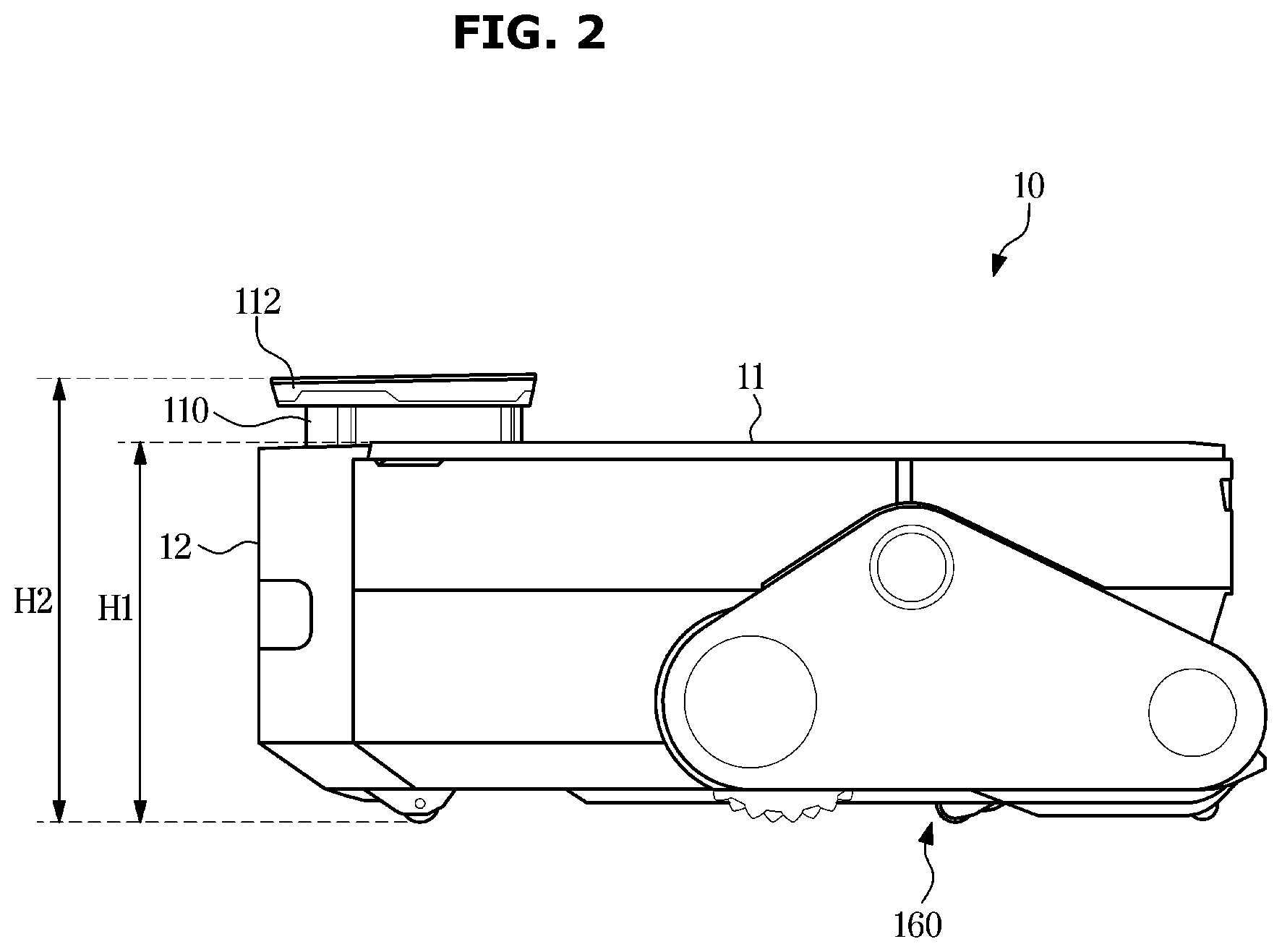 Patent US12426754 Figure 2 – Cleaning robot and controlling method thereof