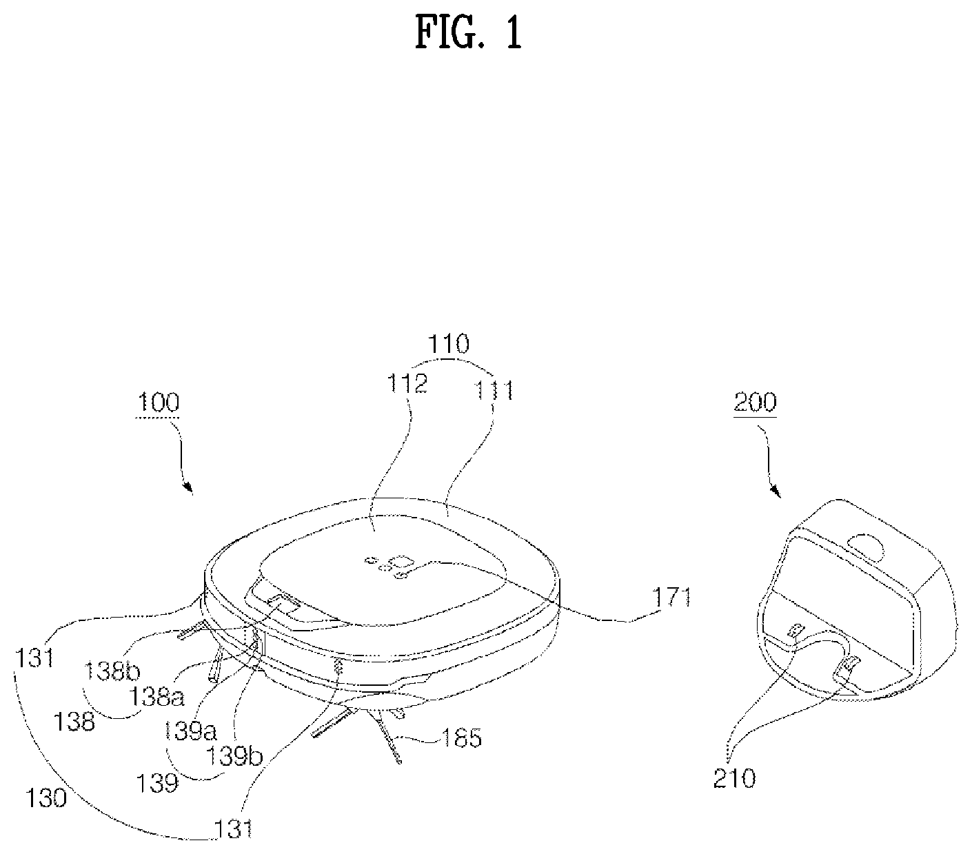 Patent US12426757 Figure 1 – Robot cleaner and control method therefor