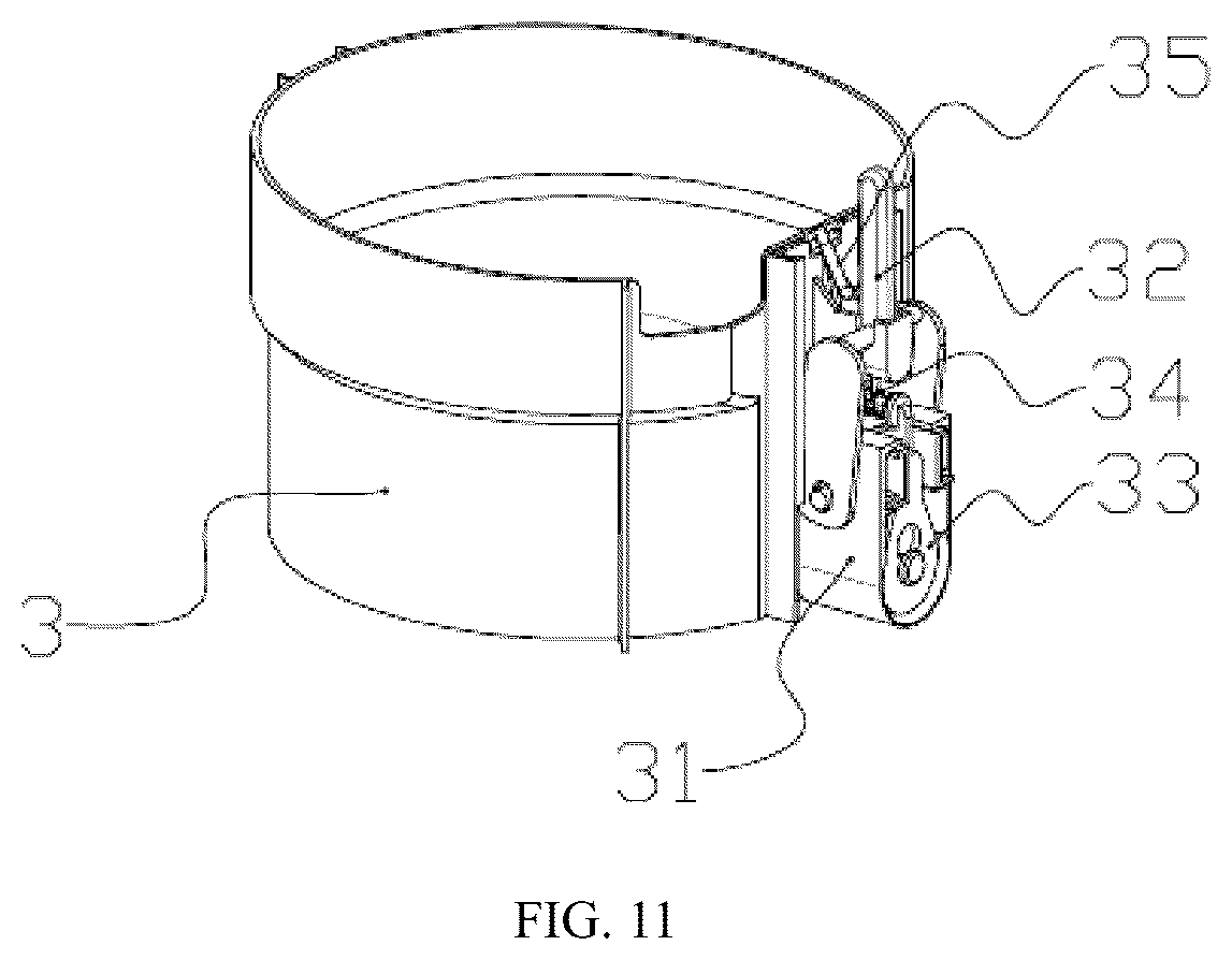 Patent US12426765 Figure 11 – Mop bucket with clean and dirty water separation