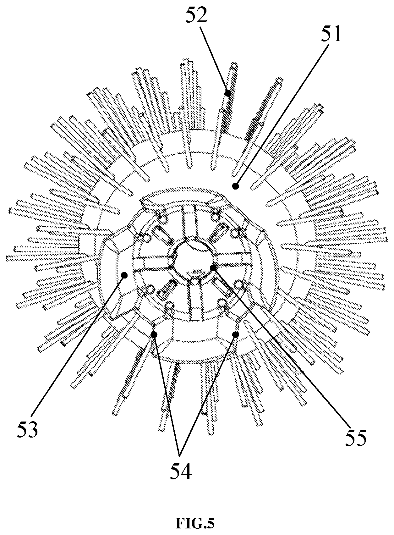 Patent US12426770 Figure 5 – Shoe washing machine