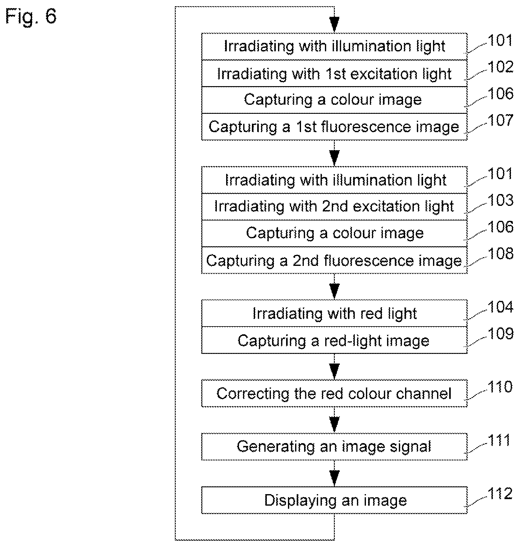 Patent US12426773 Figure 3 – Method and apparatus for capturing images of a medical subject with white light and fluorescent light