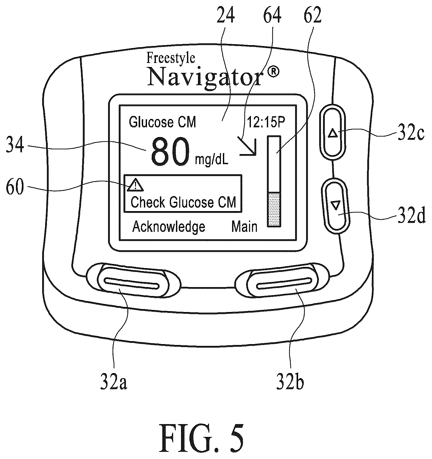 Patent US12426812 Figure 4 – Analyte monitoring and management device and method to analyze the frequency of user interaction with the device