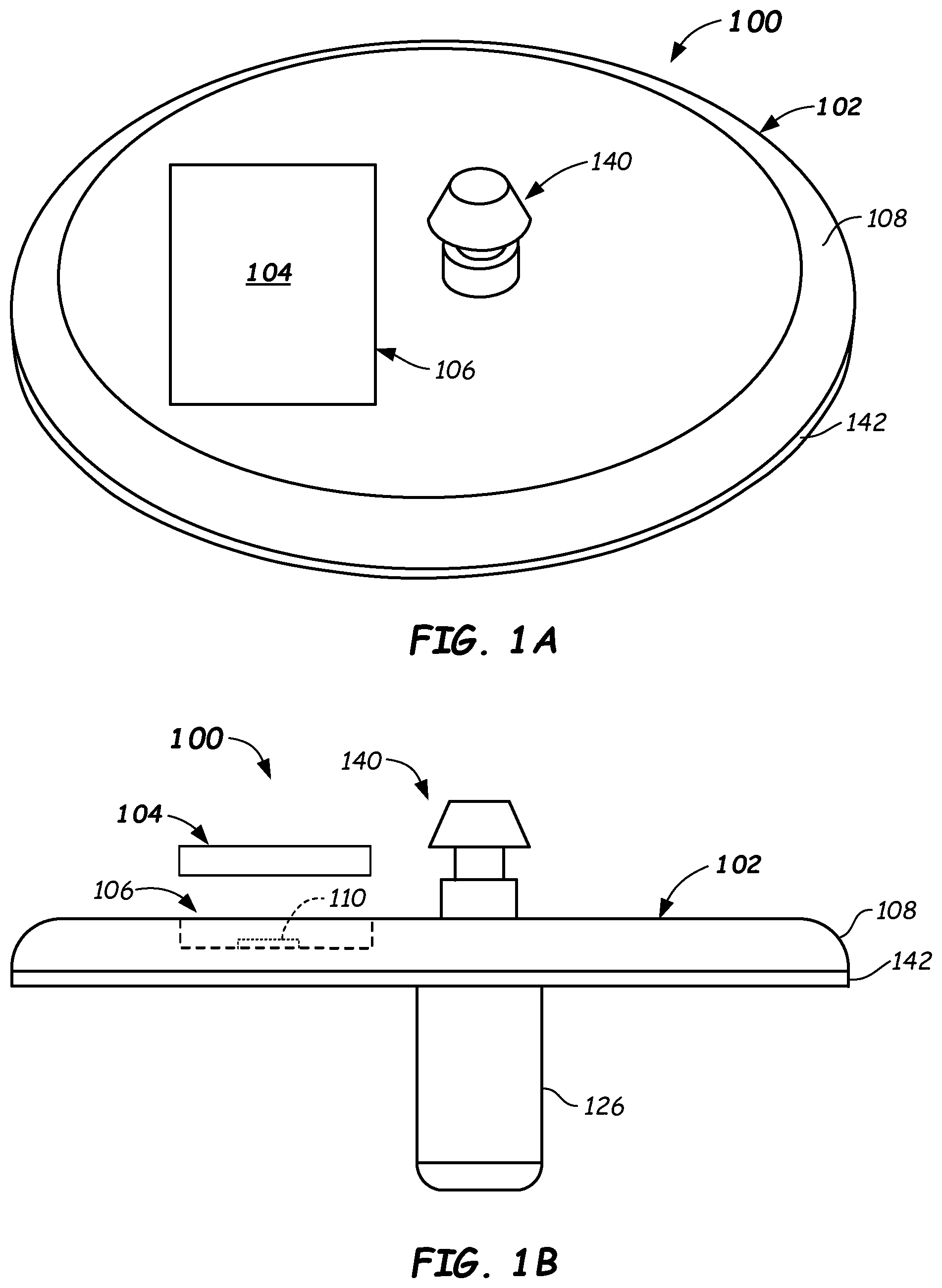 Patent US12426813 Figure 1 – Methods and apparatus enabling coupling of an electronics unit to a base unit of a continuous analyte monitoring device