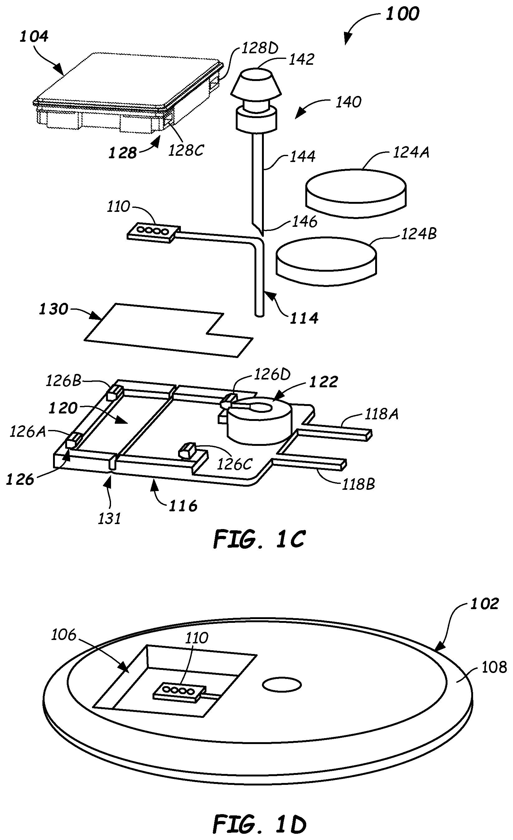 Patent US12426813 Figure 2 – Methods and apparatus enabling coupling of an electronics unit to a base unit of a continuous analyte monitoring device