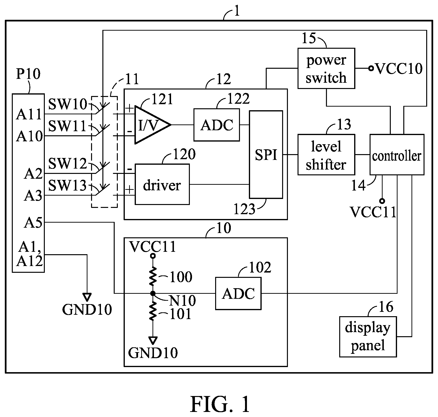 Patent US12426814 Figure 1 – Vital-sign sensors