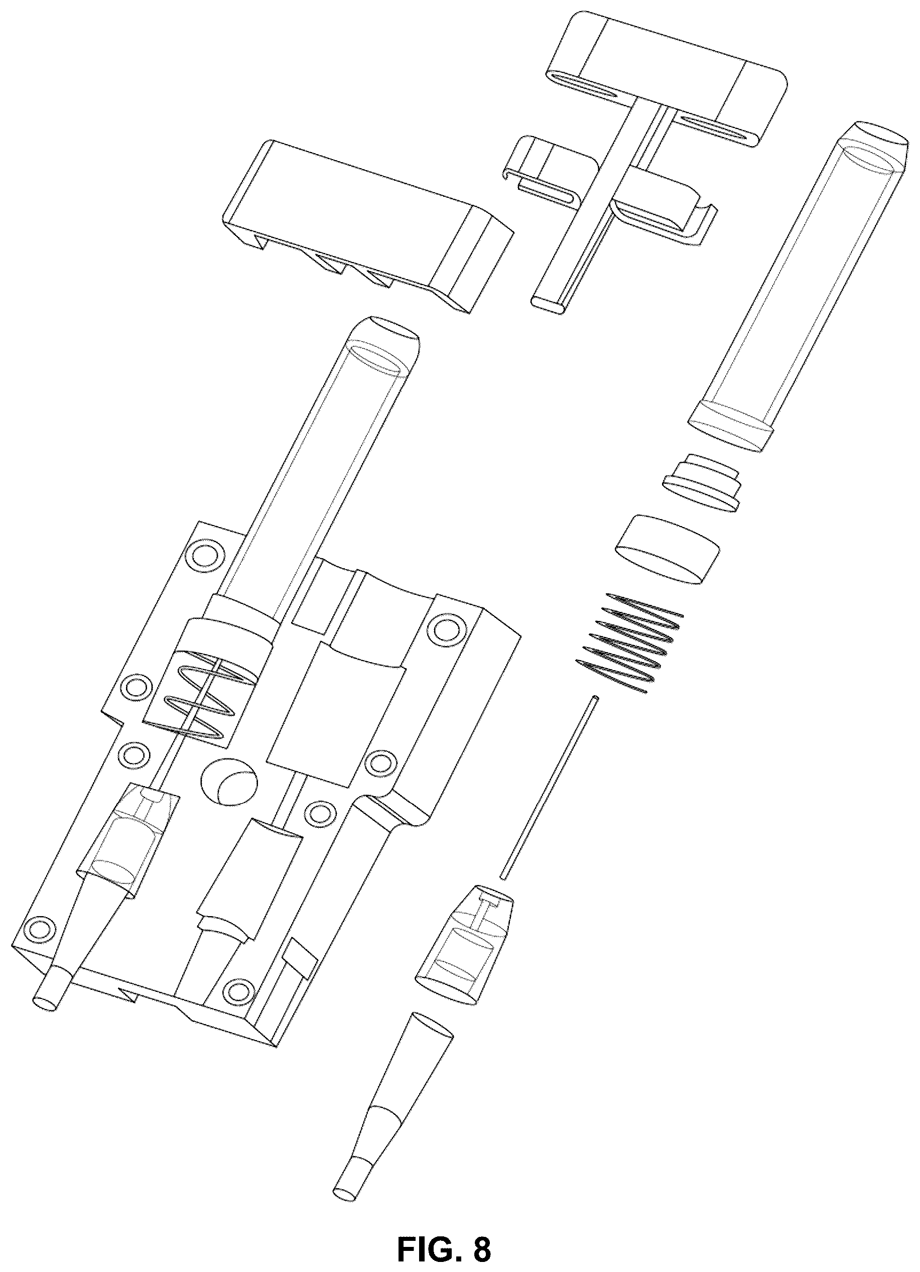 Patent US12426815 Figure 8 – Integrated device for self-collecting and automated pre-processing of biological fluids