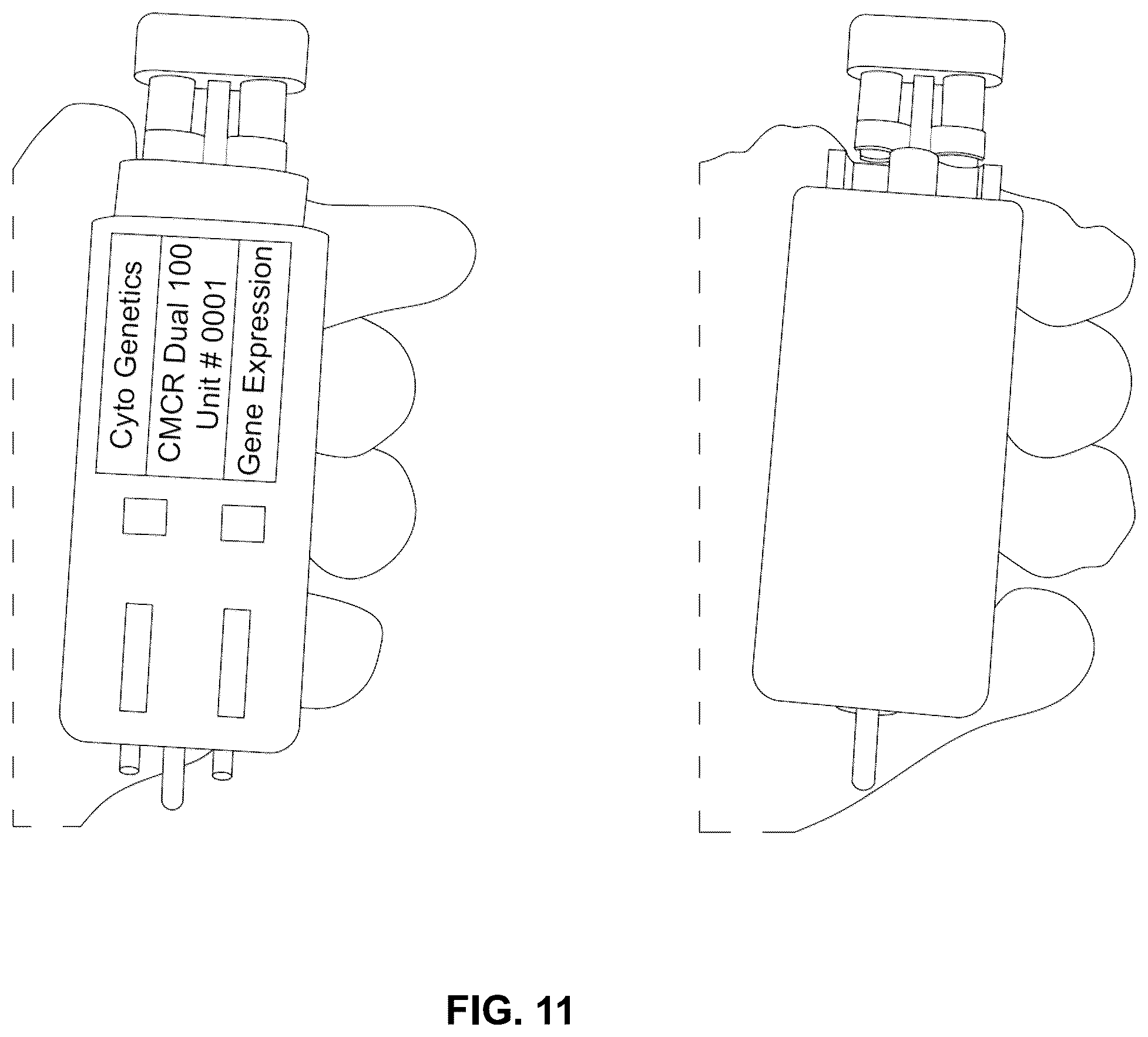 Patent US12426815 Figure 11 – Integrated device for self-collecting and automated pre-processing of biological fluids