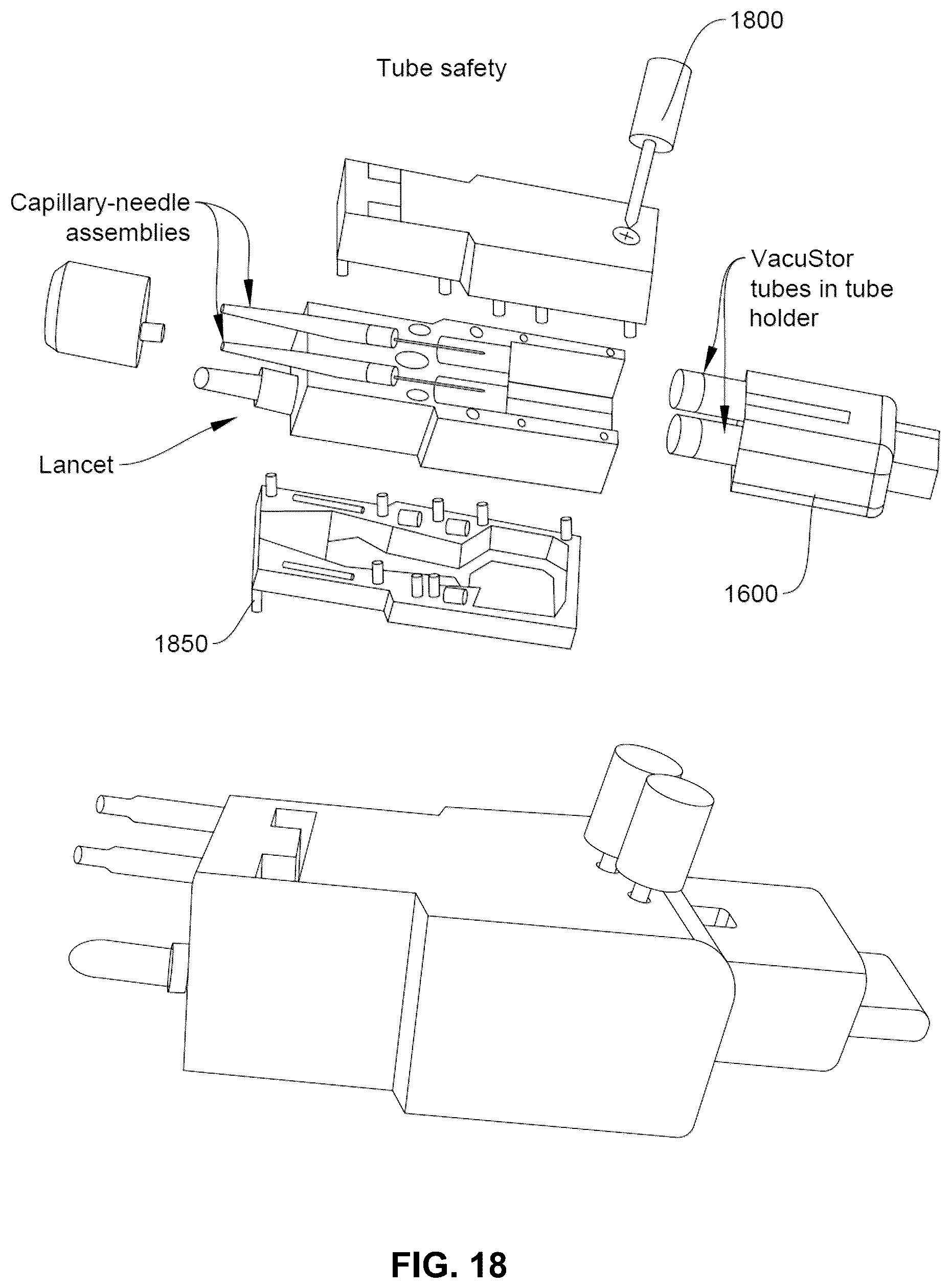 Patent US12426815 Figure 16 – Integrated device for self-collecting and automated pre-processing of biological fluids