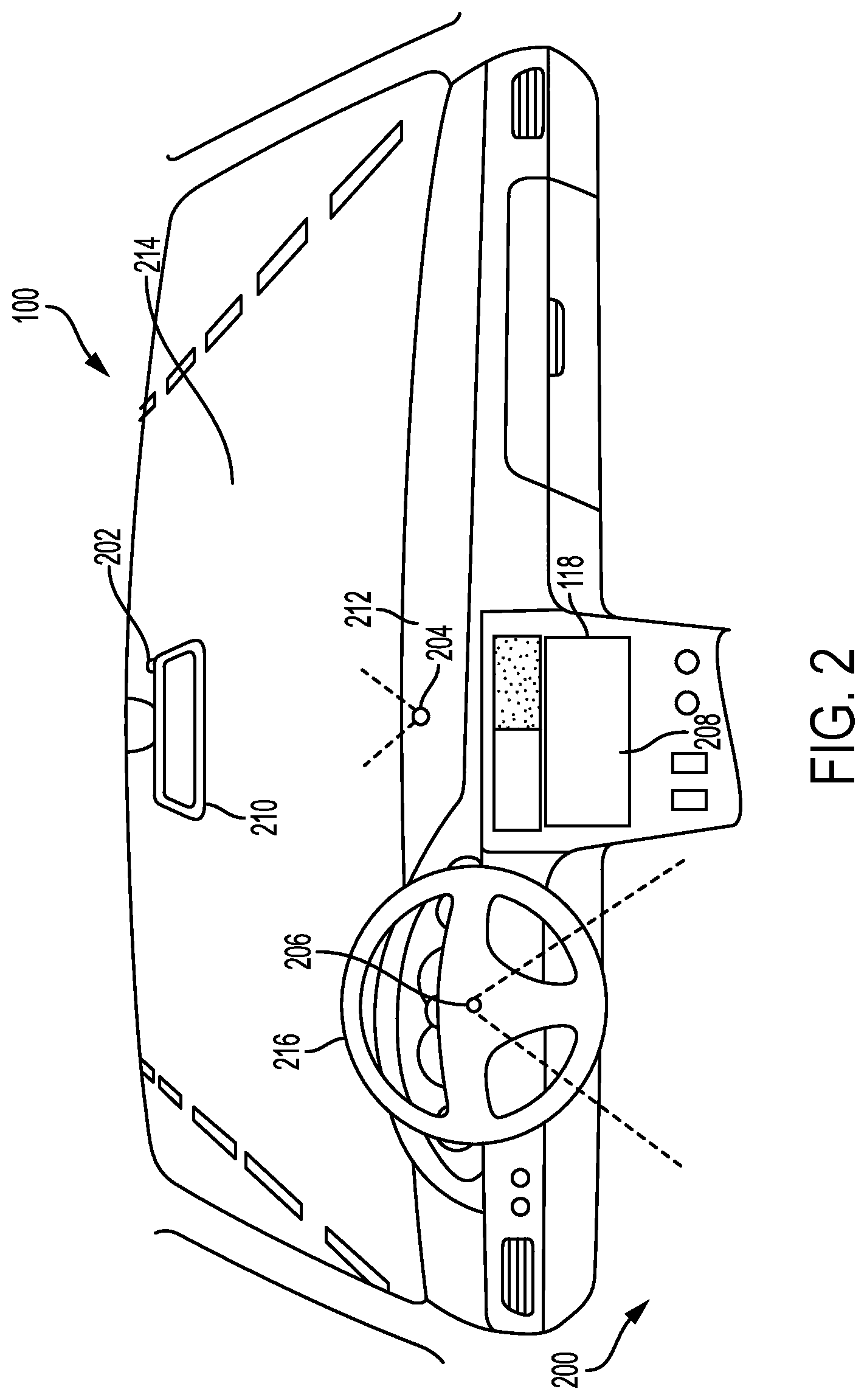 Patent US12426829 Figure 2 – Longitudinal driver monitoring for medical conditions: cognitive impairments