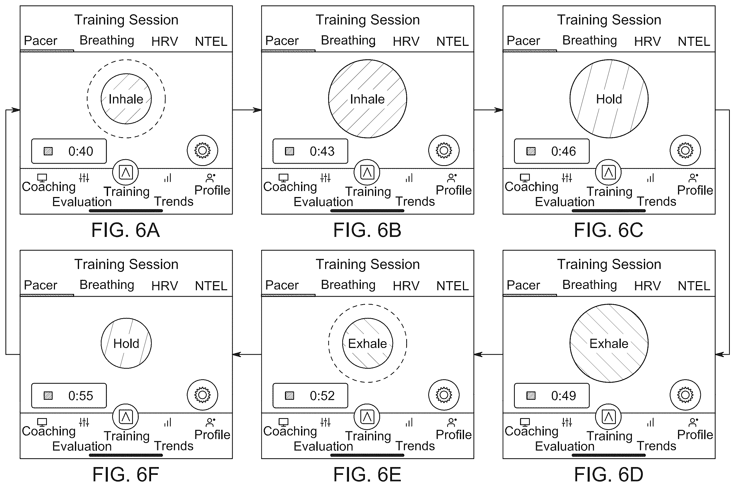 Patent US12426832 Figure 6 – Computer-implemented training programs, such as for improving user performance