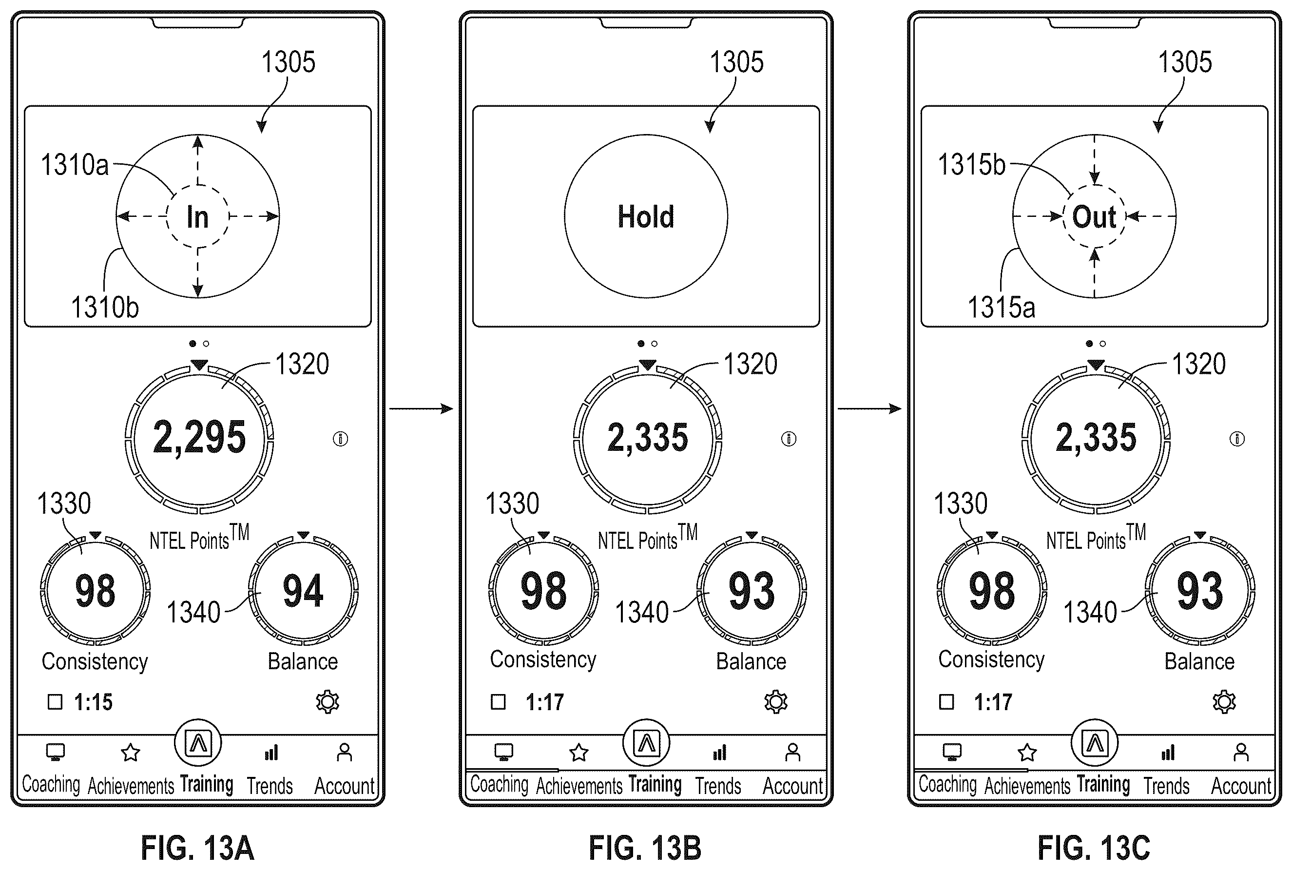 Patent US12426832 Figure 14 – Computer-implemented training programs, such as for improving user performance