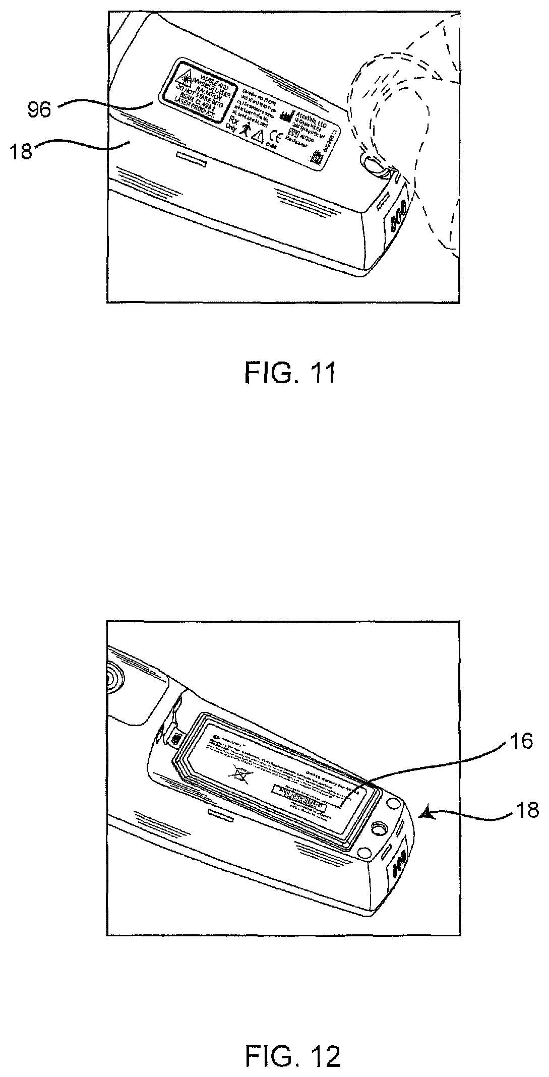 Patent US12426835 Figure 10 – Vein scanner with housing configured for single-handed lifting and use