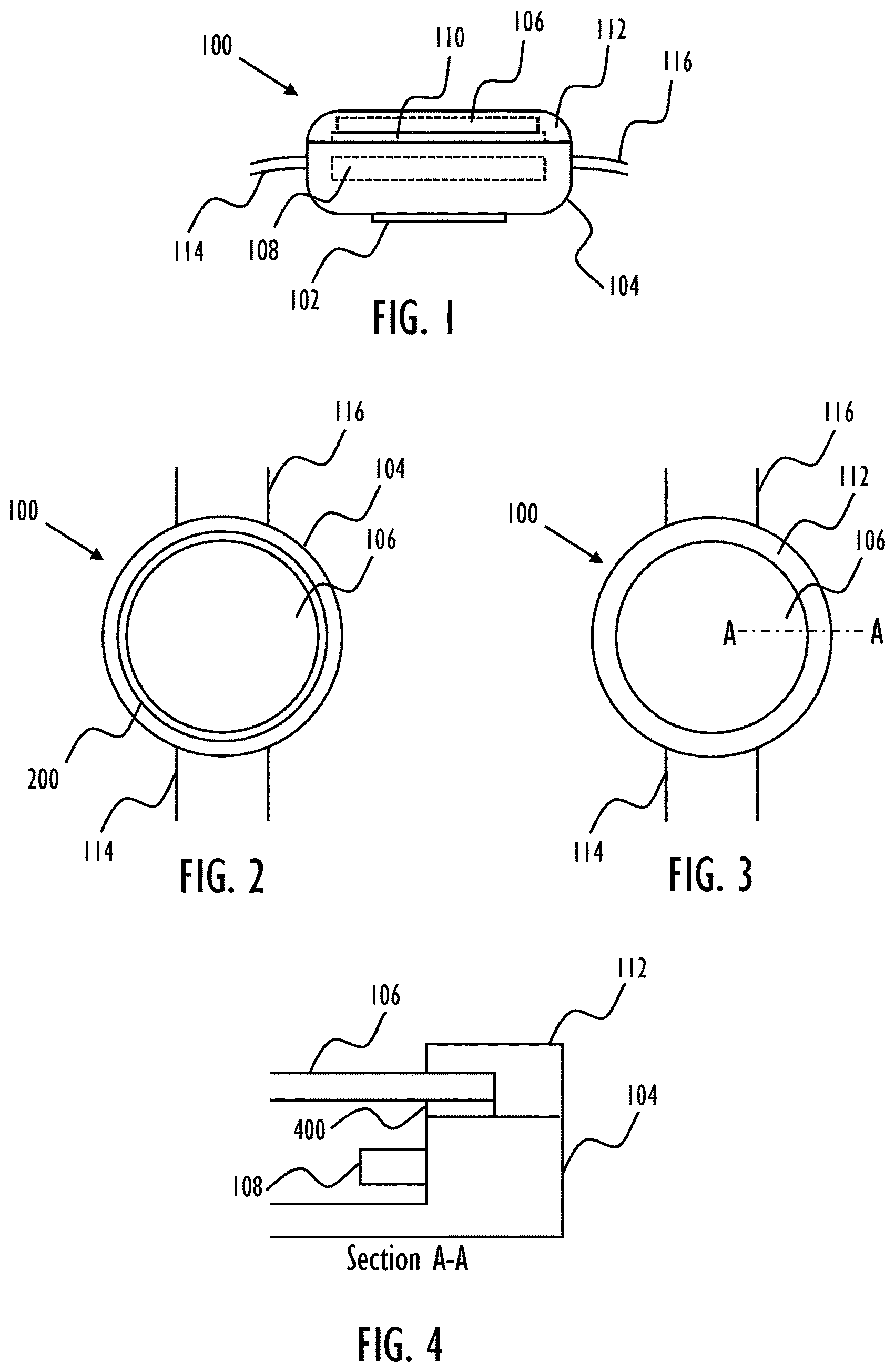 Patent US12426837 — Antenna arrangement for wrist-worn training computer — Figure 1