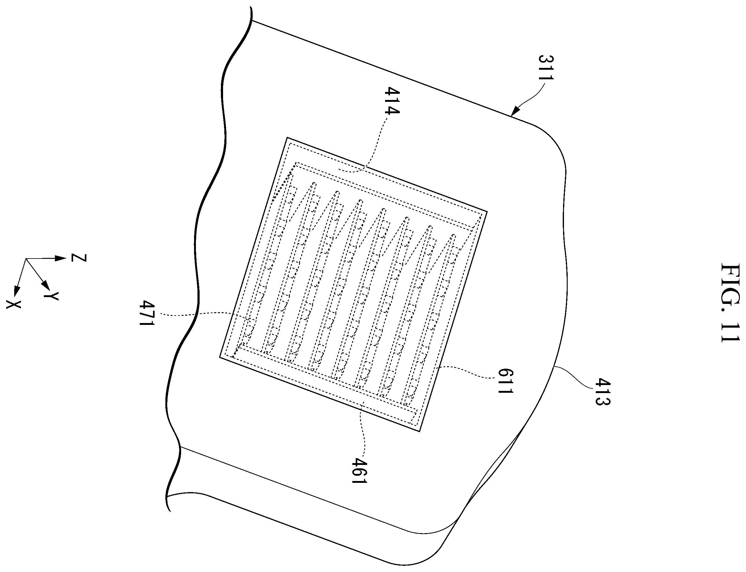 Patent US12426838 Figure 11 – Biological signal measurement device