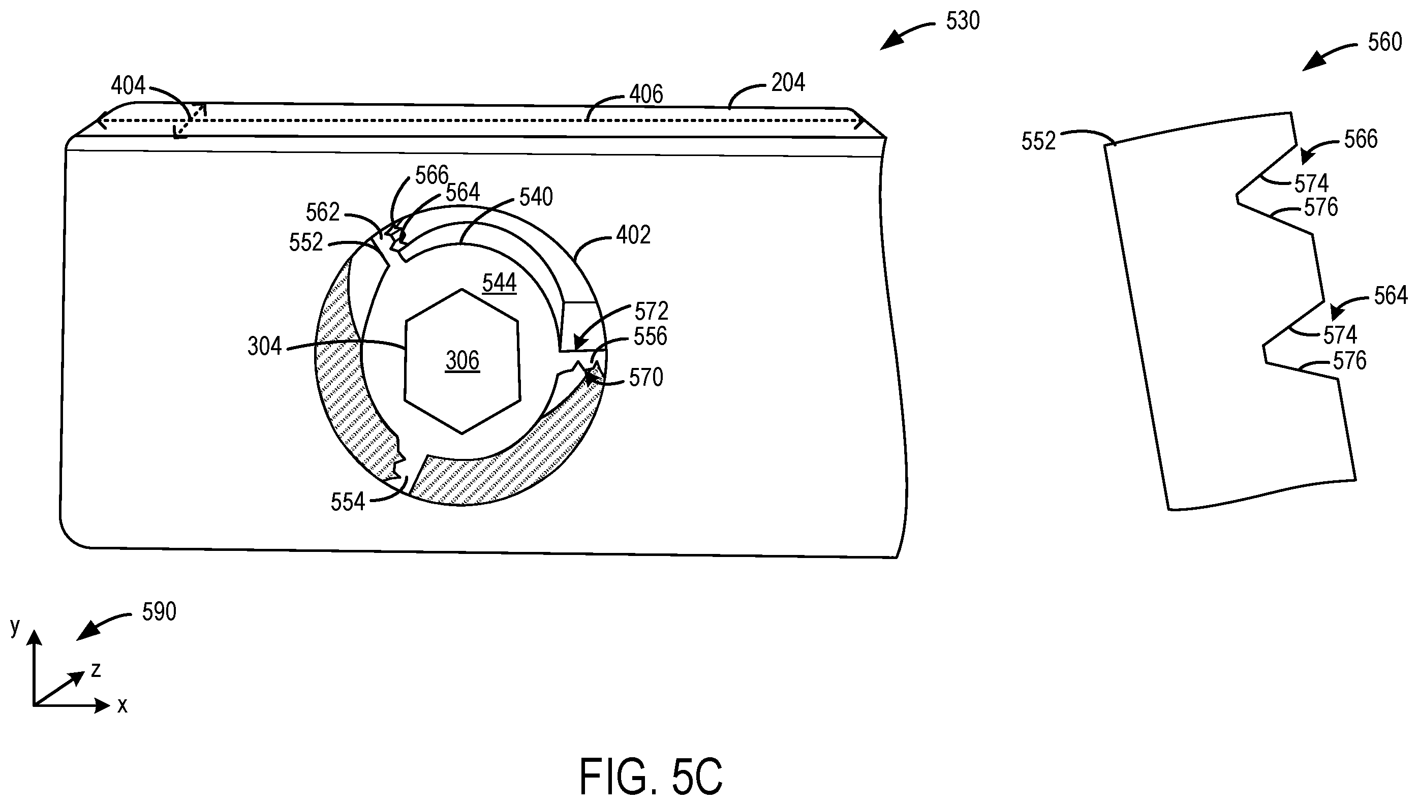 Patent US12426842 Figure 7 – Methods and systems for flexible paddle for use with a mammography system