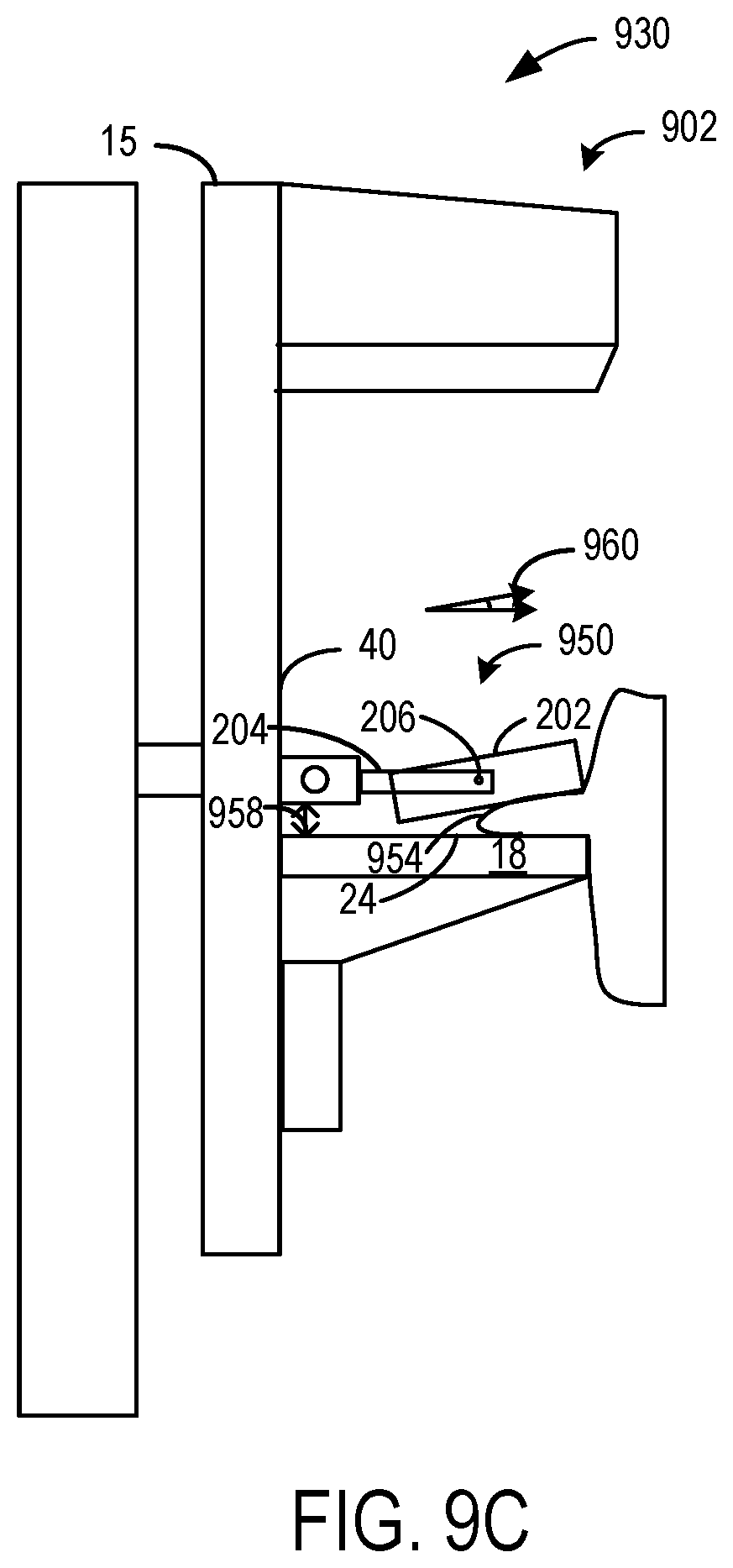 Patent US12426842 Figure 15 – Methods and systems for flexible paddle for use with a mammography system