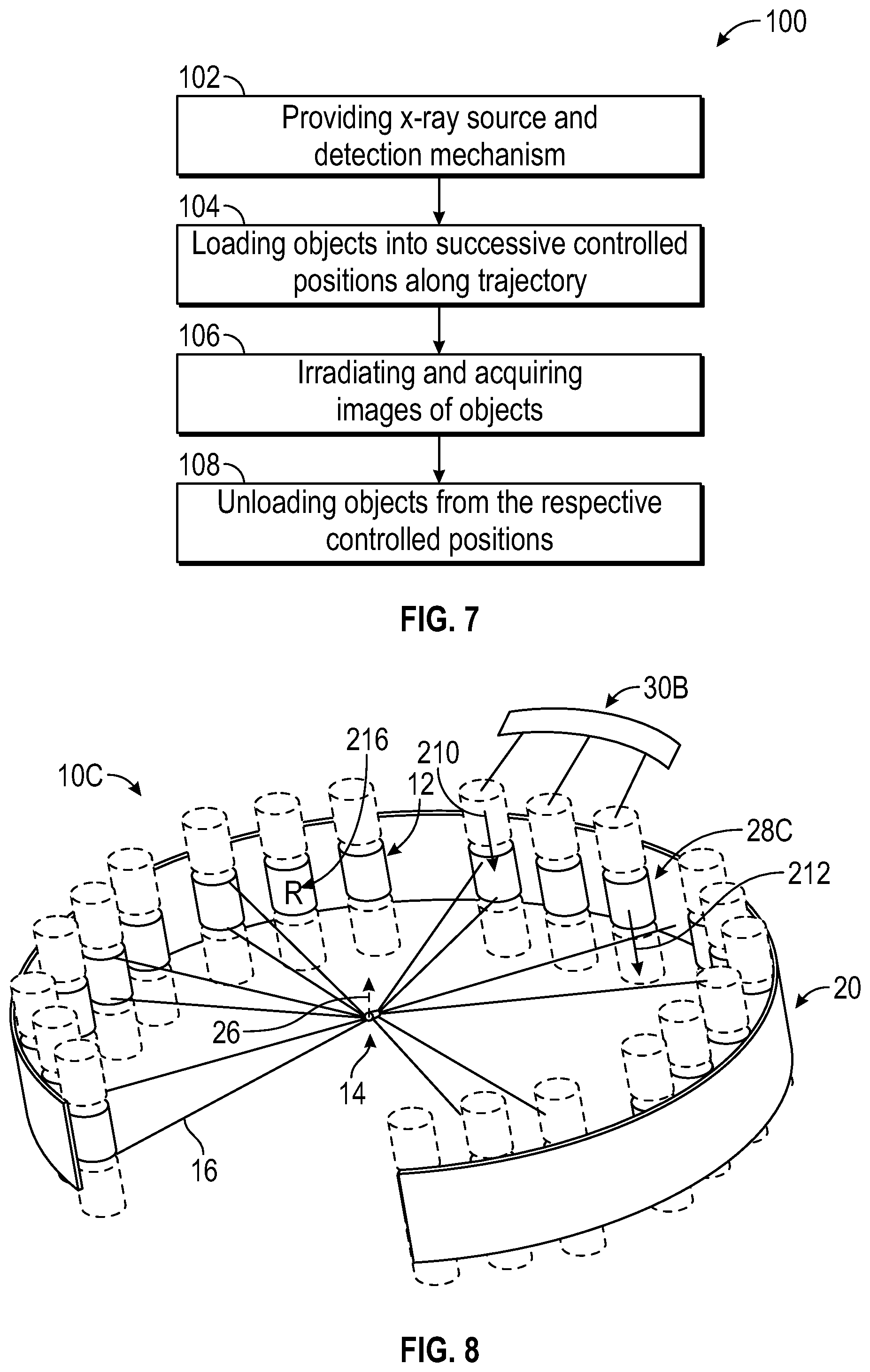 Patent US12426843 Figure 4 – Imaging system with wide x-ray beam and circumferentially arranged detection mechanism