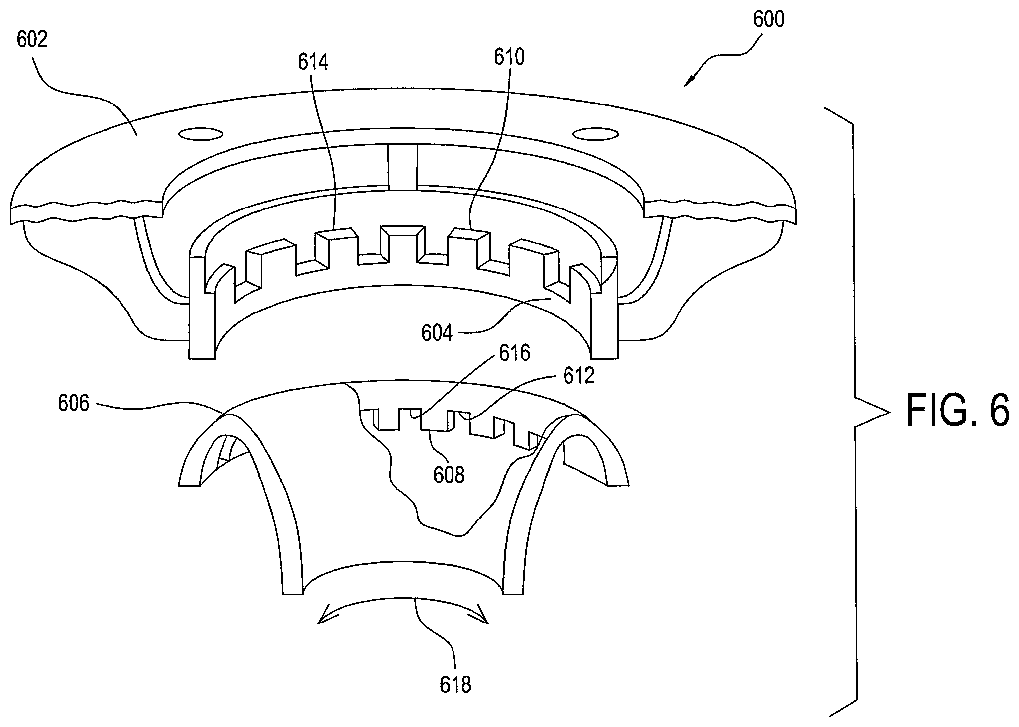 Patent US12426844 Figure 6 – Fixturing and support for medical imaging