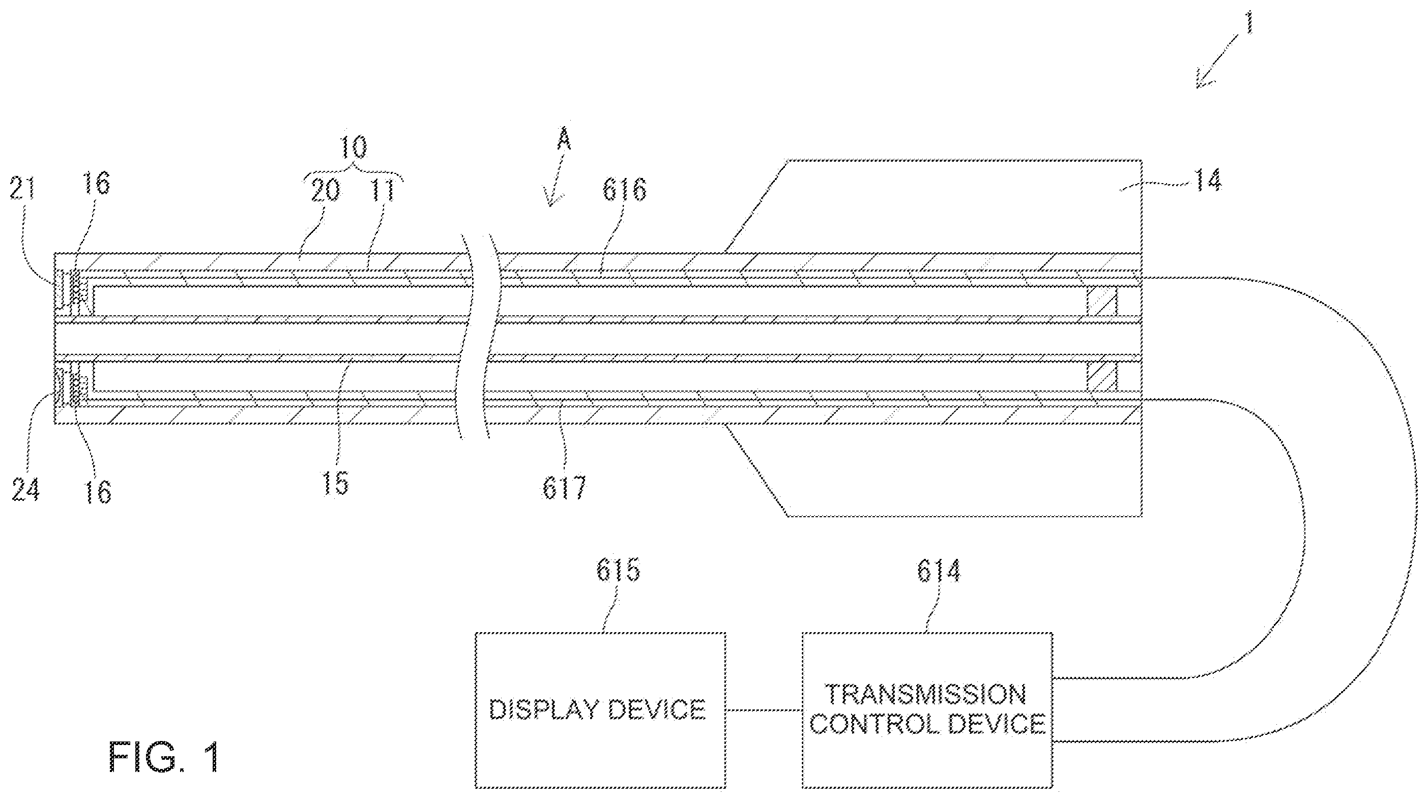 Patent US12426852 Figure 1 – Catheter with acoustic lens arrangement for localized ultrasonic wave transmission
