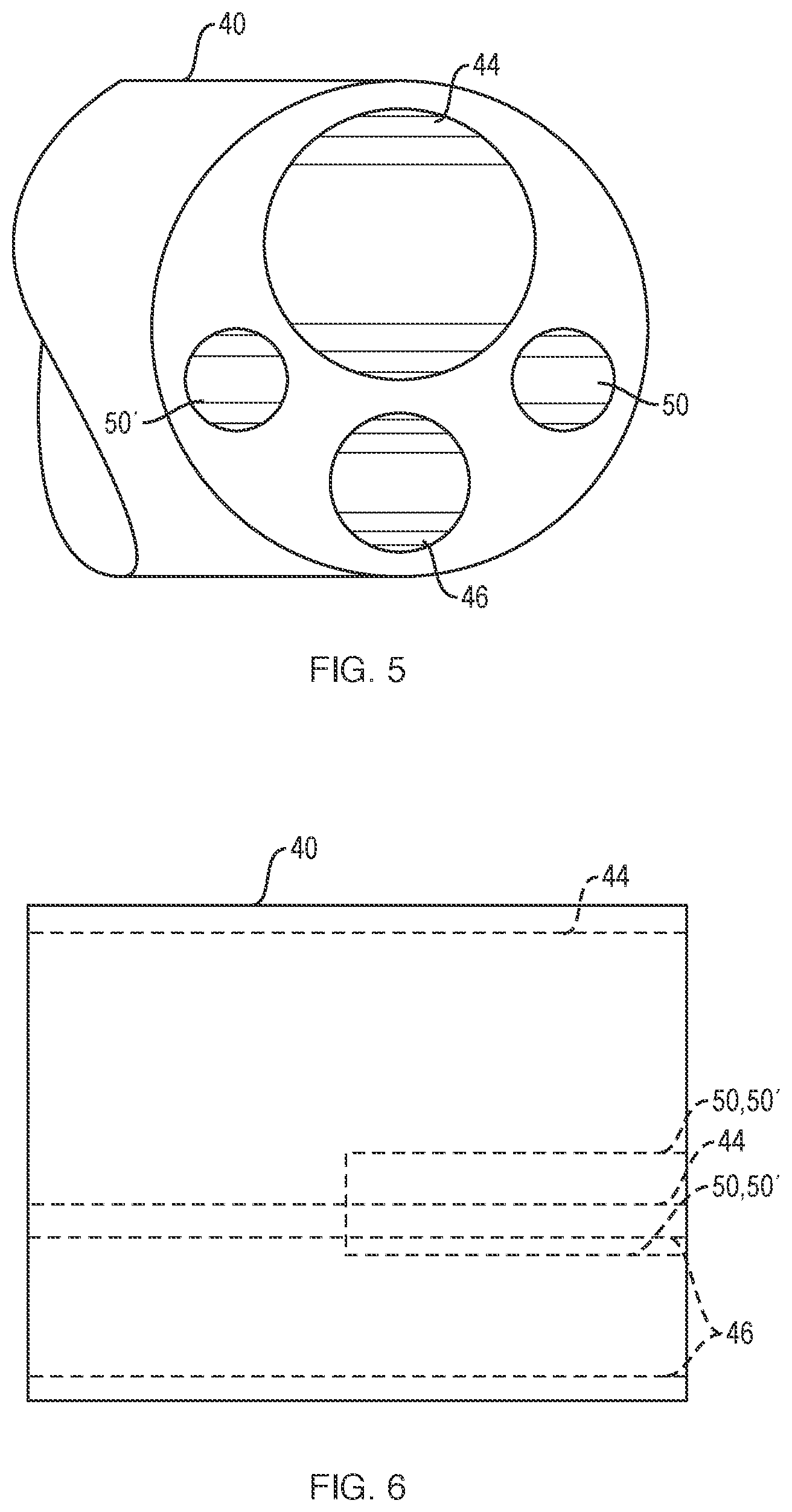 Patent US12426853 Figure 4 – Orientation pins for device using radial ultrasound